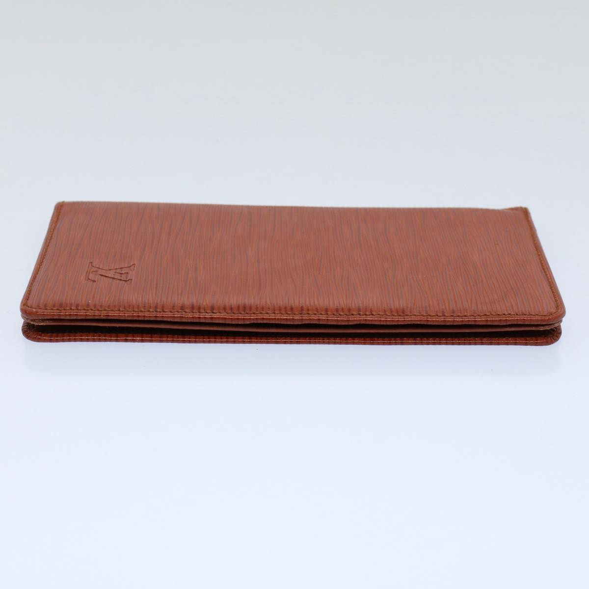 LOUIS VUITTON Epi Wallet Clutch Bag 3Set Brown White LV bs8652