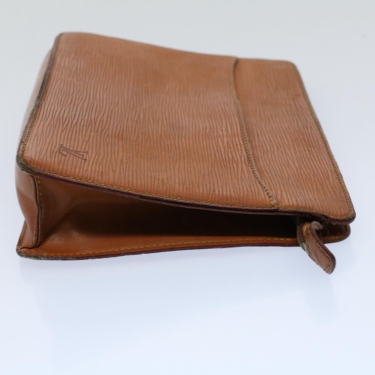 LOUIS VUITTON Epi Wallet Clutch Bag 3Set Brown White LV bs8652