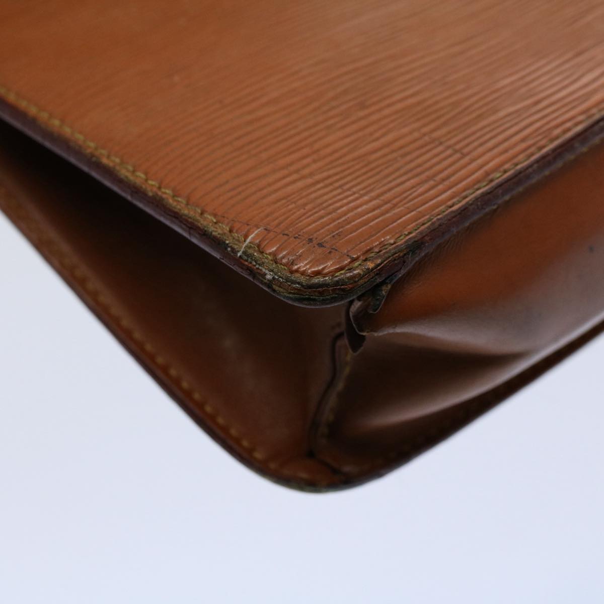 LOUIS VUITTON Epi Wallet Clutch Bag 3Set Brown White LV bs8652