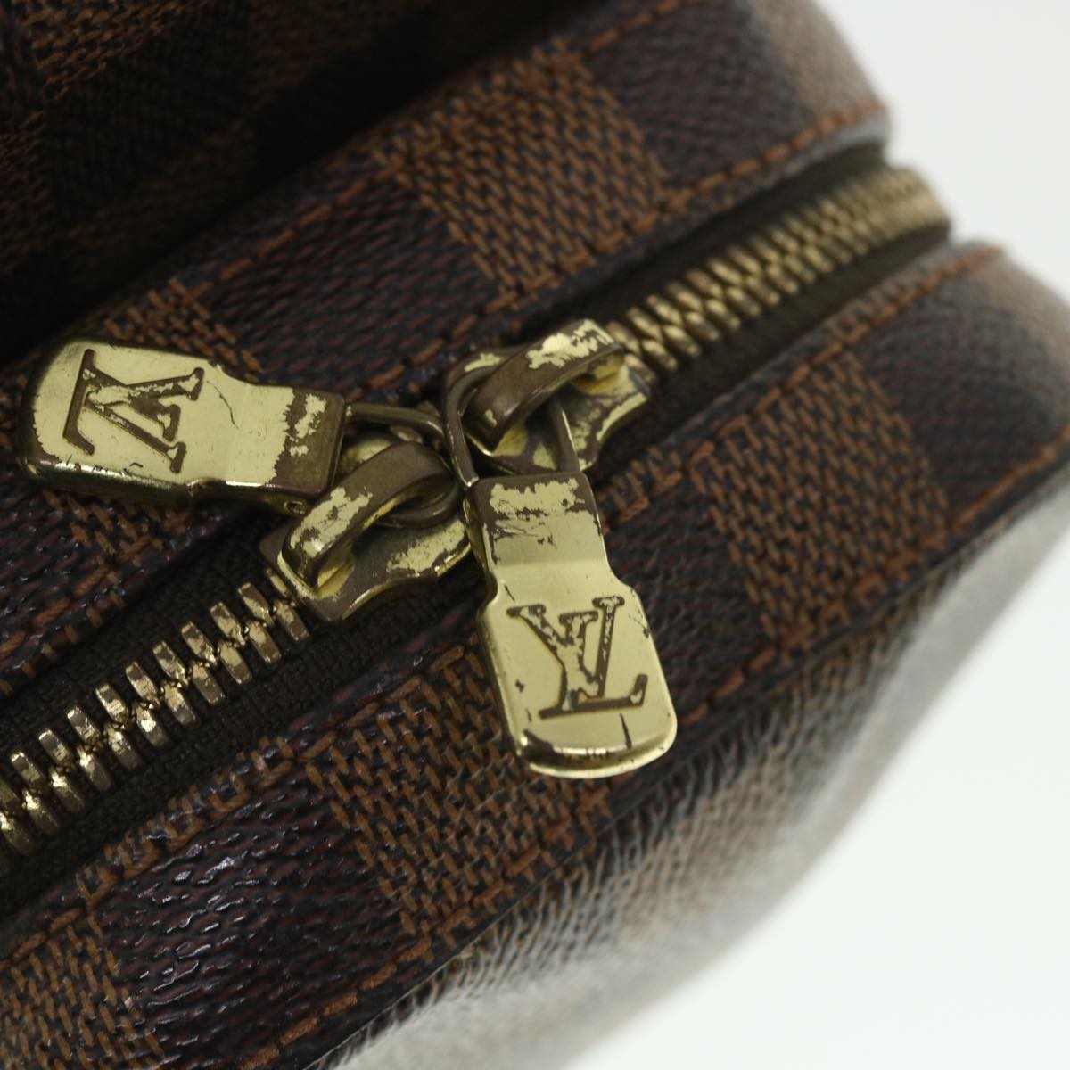 LOUIS VUITTON Damier Ebene Geronimos Shoulder Bag N51994 LV bs8656