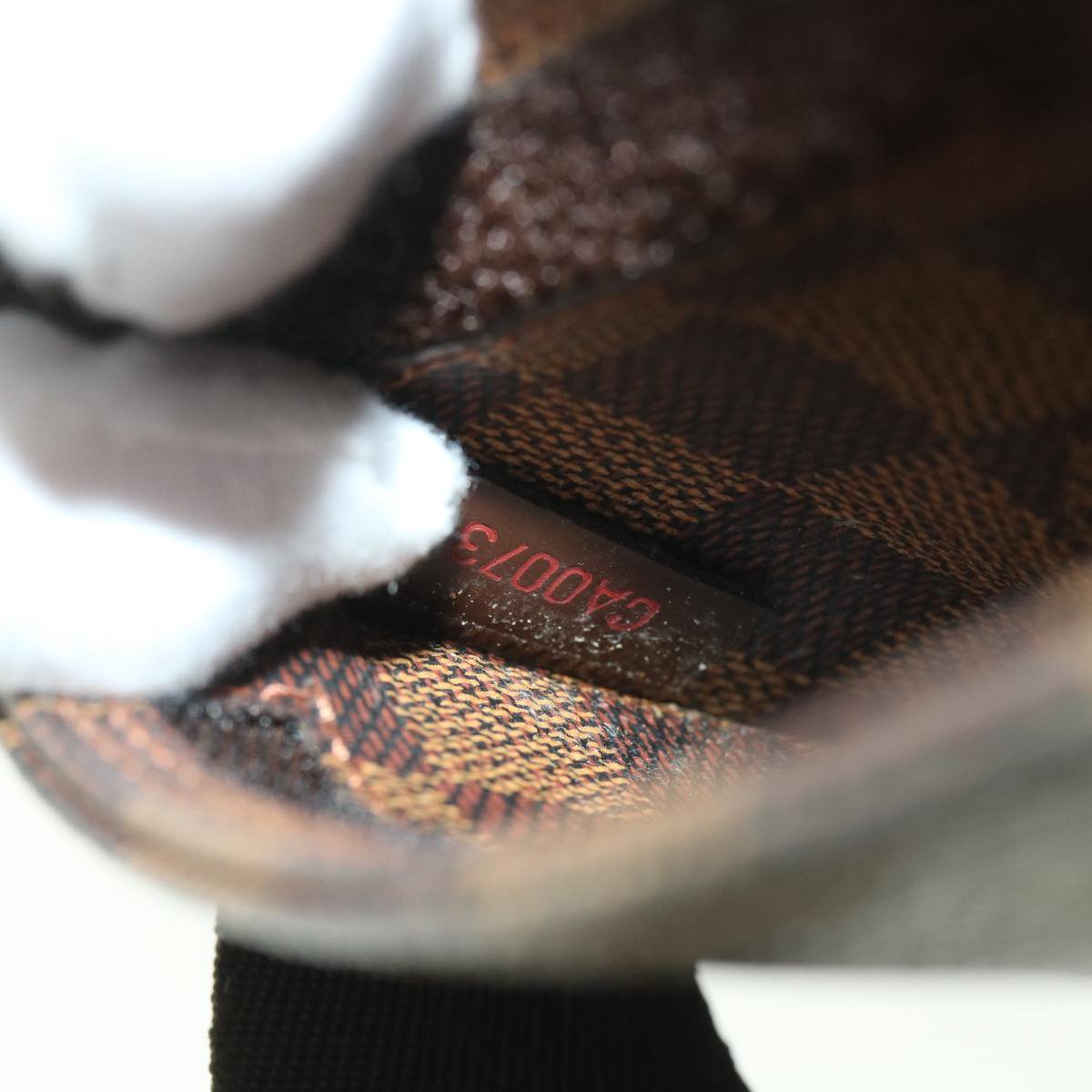 LOUIS VUITTON Damier Ebene Geronimos Shoulder Bag N51994 LV bs8656