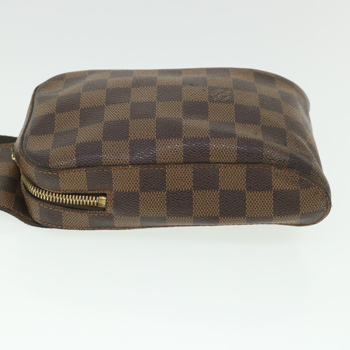 LOUIS VUITTON Damier Ebene Geronimos Shoulder Bag N51994 LV bs8656