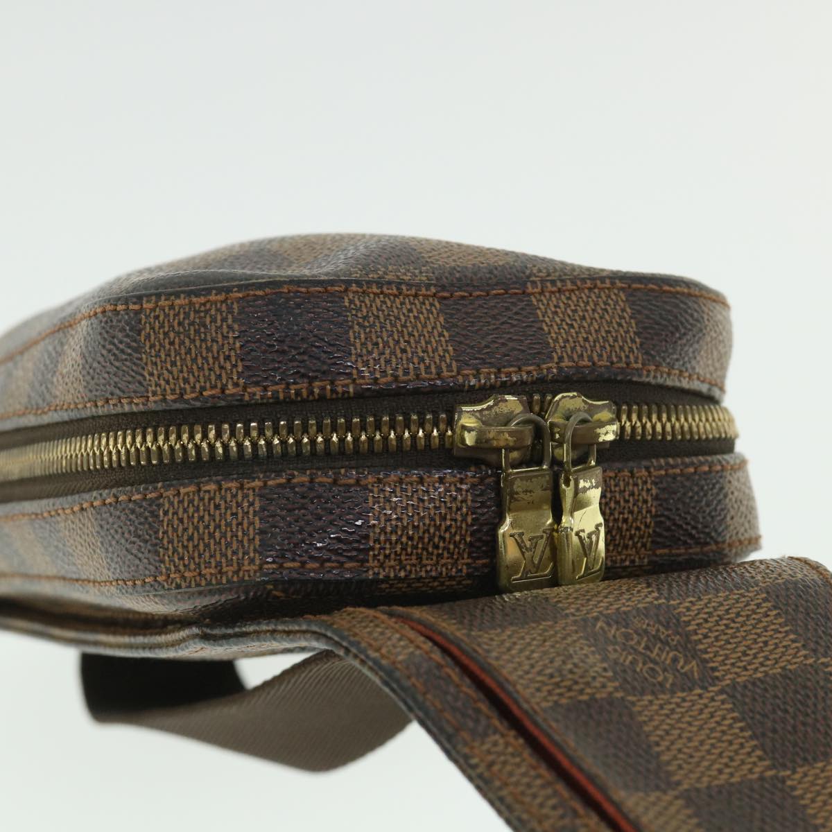 LOUIS VUITTON Damier Ebene Geronimos Shoulder Bag N51994 LV bs8656