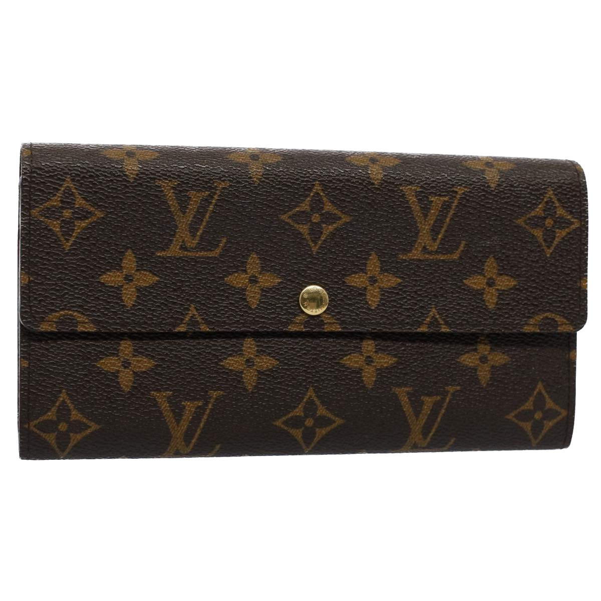 LOUIS VUITTON Monogram Portefeuille Sarah Long Wallet M60531 LV bs8661