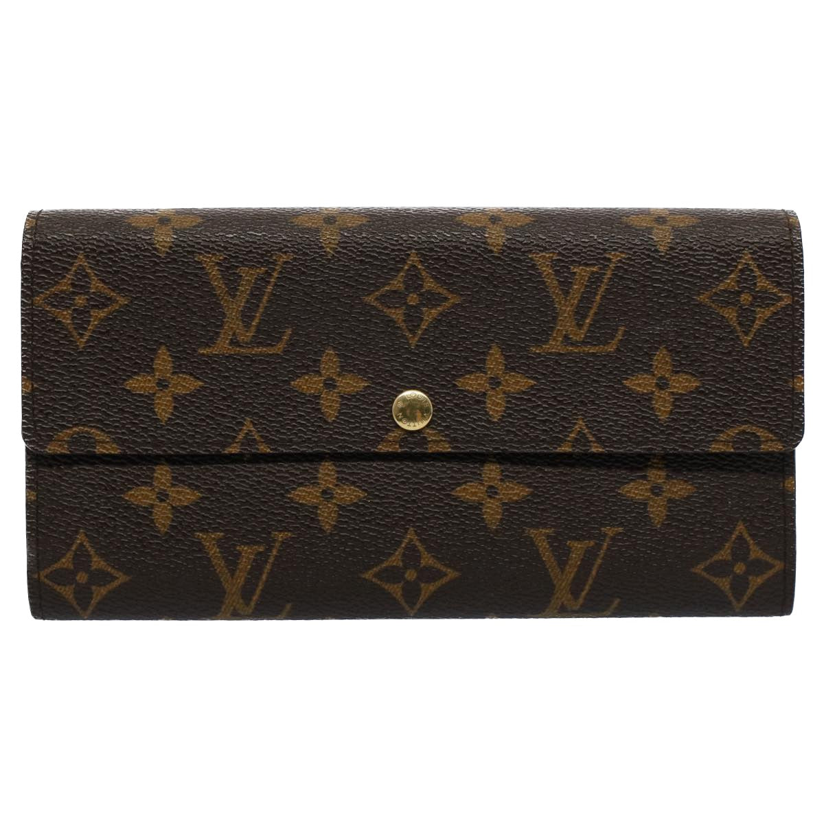 LOUIS VUITTON Monogram Portefeuille Sarah Long Wallet M60531 LV bs8661