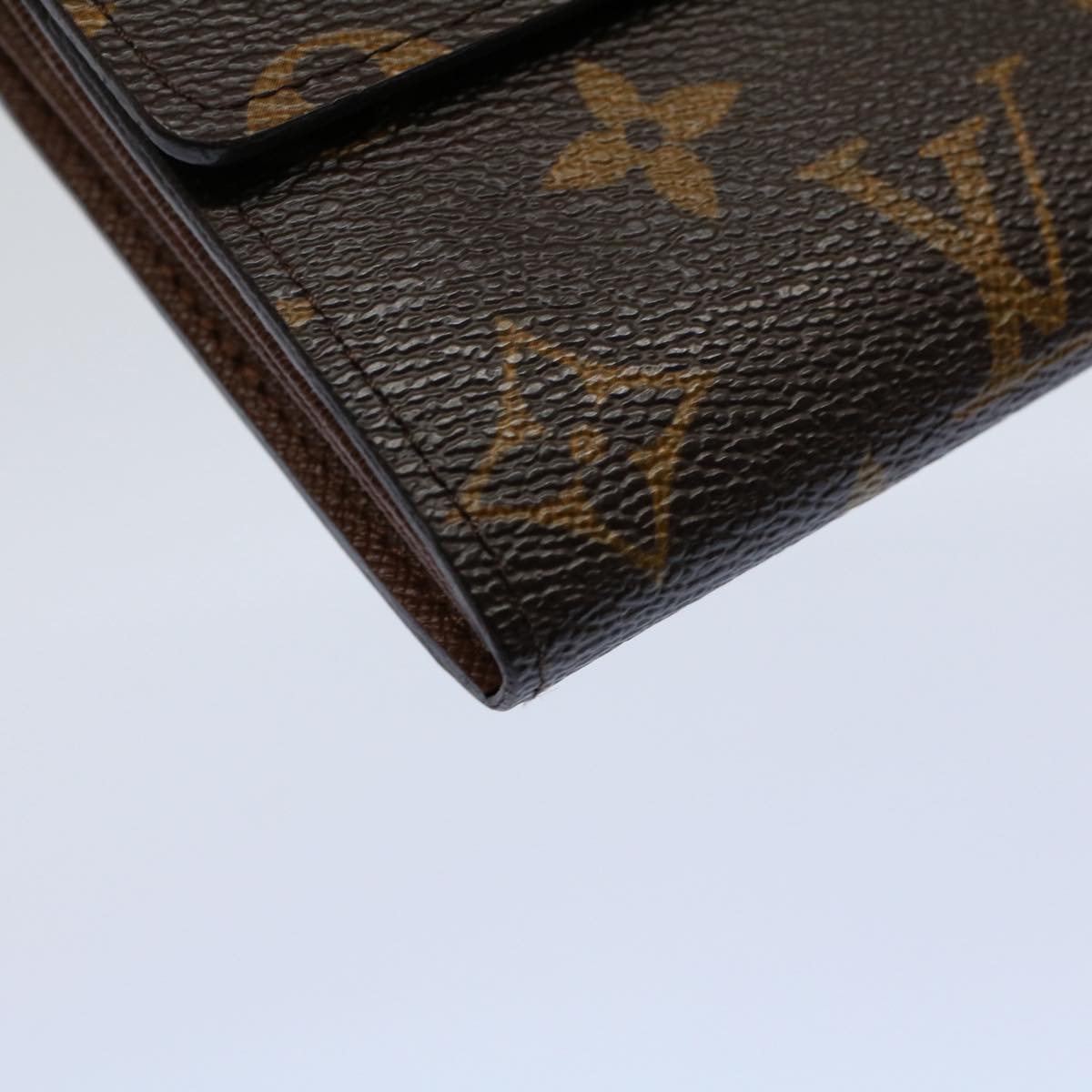 LOUIS VUITTON Monogram Portefeuille Sarah Long Wallet M60531 LV bs8661