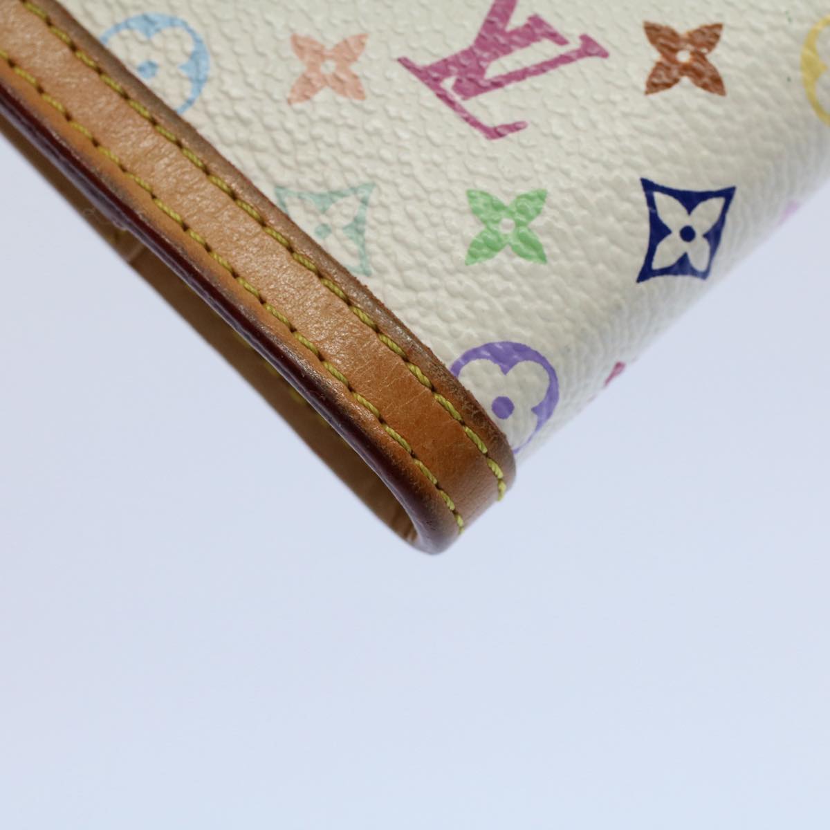 LOUIS VUITTON Multicolor Agenda PM Day Planner Cover White R21074 LV bs8662