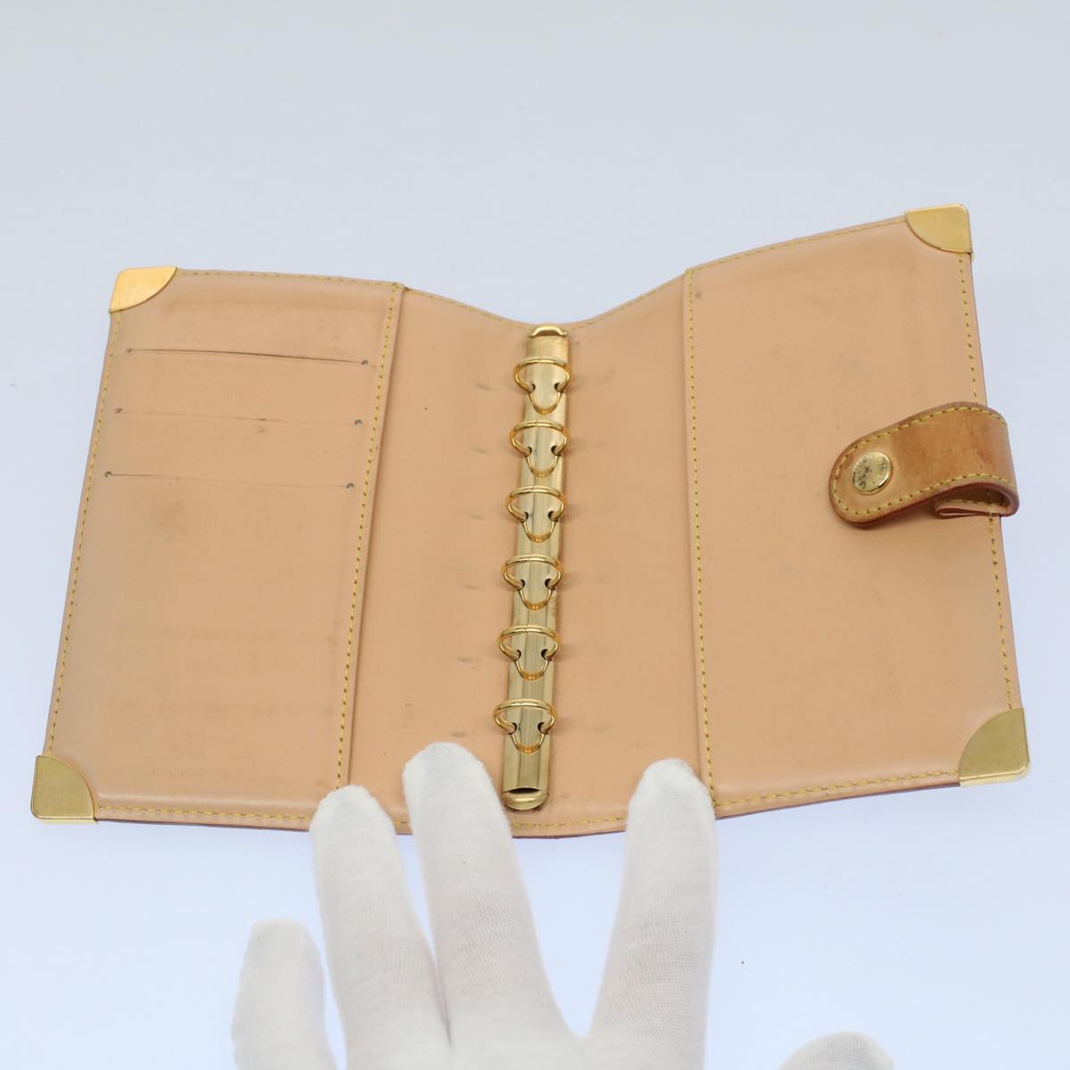 LOUIS VUITTON Multicolor Agenda PM Day Planner Cover White R21074 LV bs8662