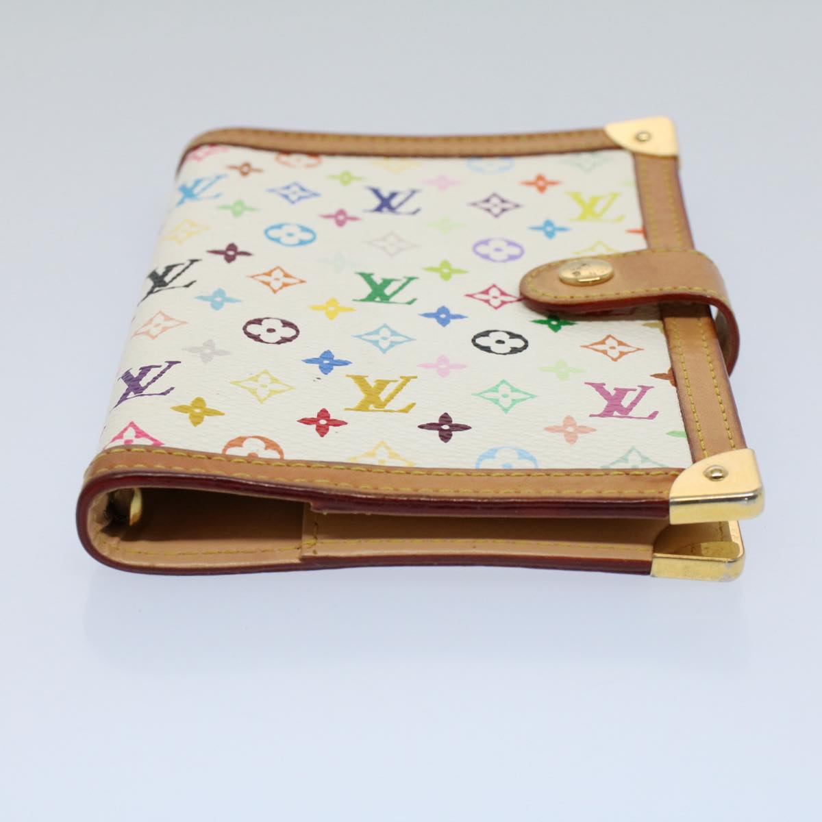LOUIS VUITTON Multicolor Agenda PM Day Planner Cover White R21074 LV bs8662