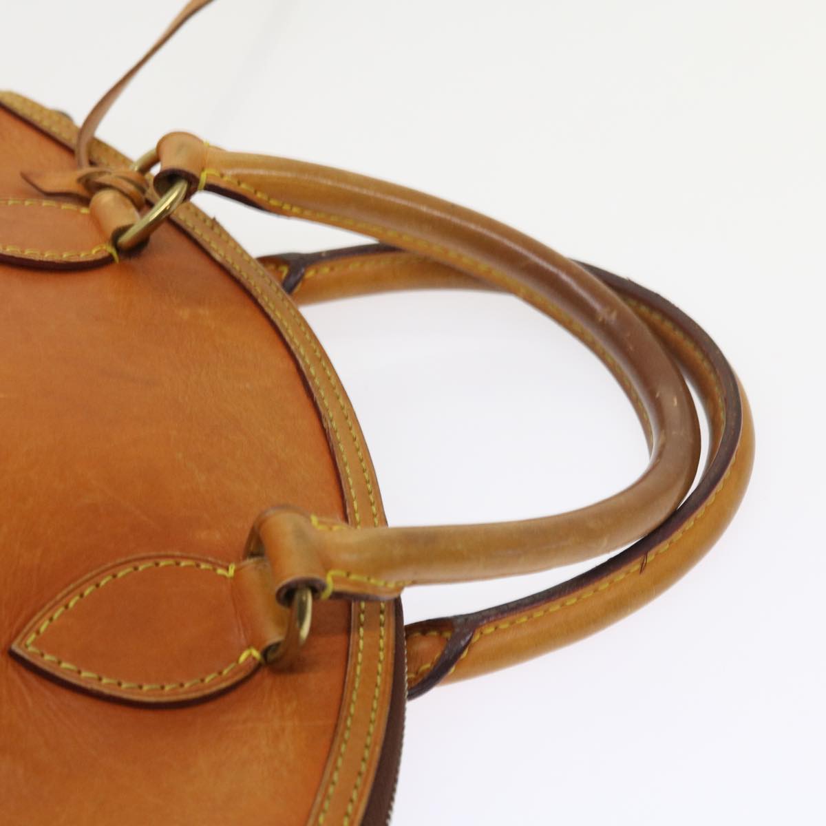 LOUIS VUITTON Nomad Leather Lockit Hand Bag Brown M85388 LV bs8665