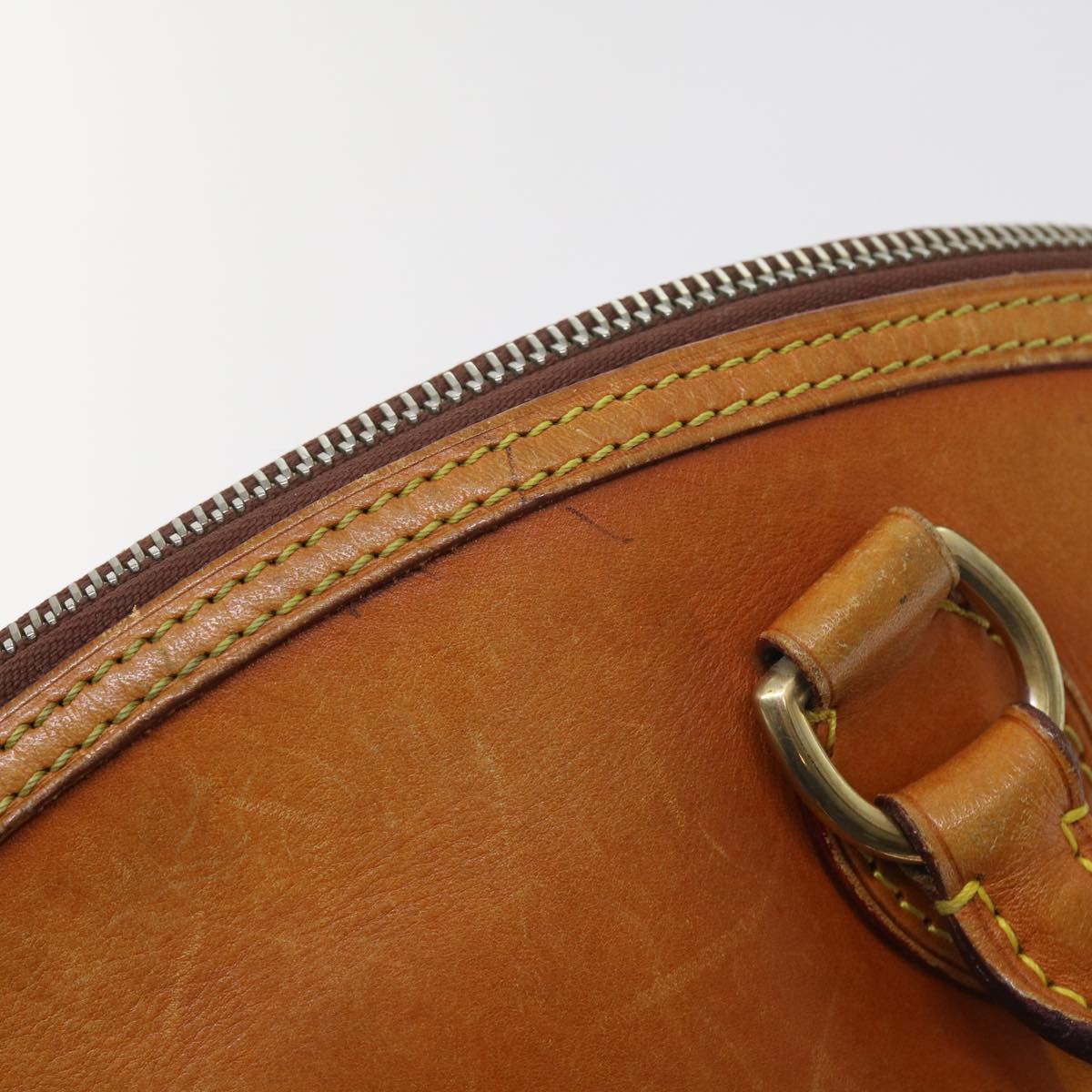 LOUIS VUITTON Nomad Leather Lockit Hand Bag Brown M85388 LV bs8665