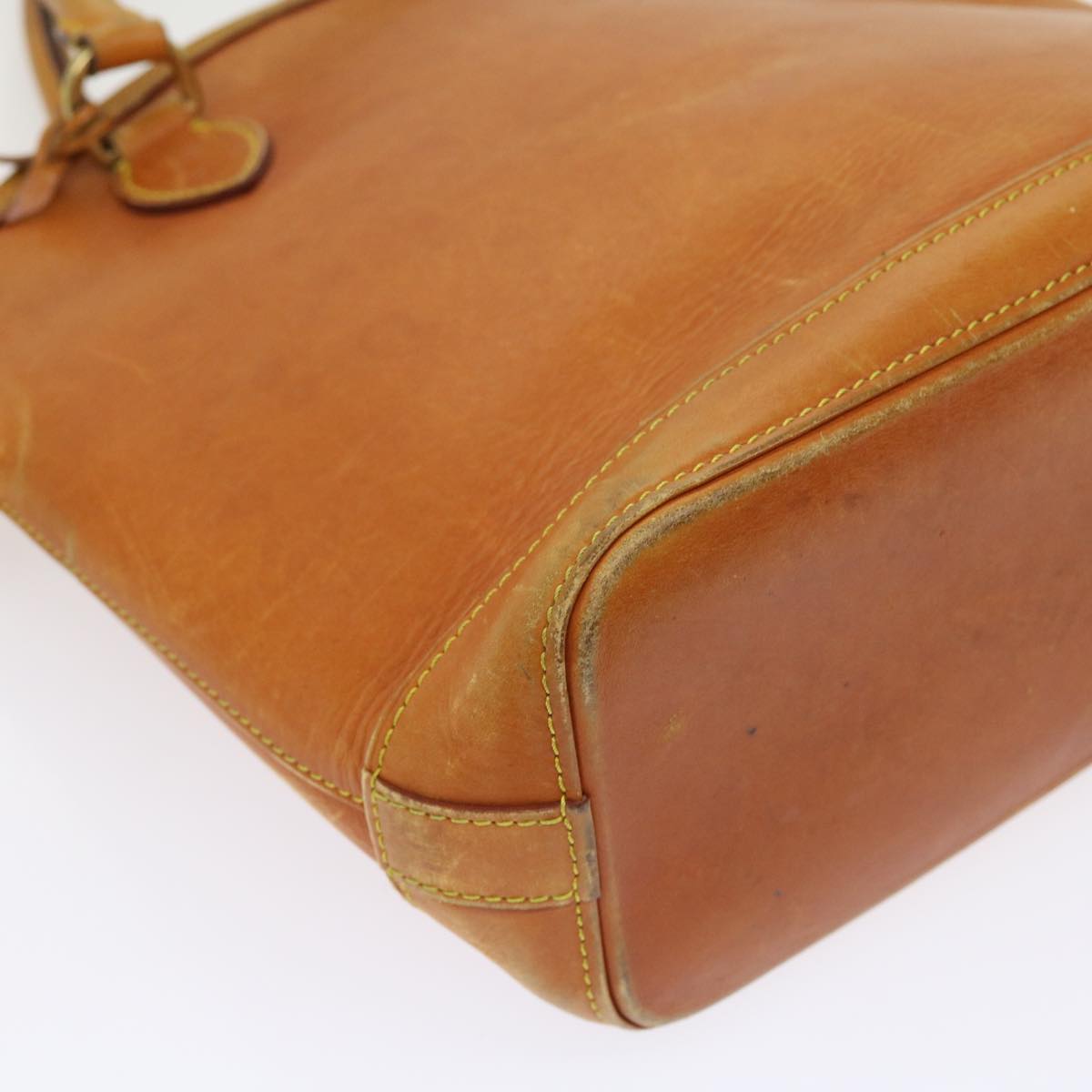 LOUIS VUITTON Nomad Leather Lockit Hand Bag Brown M85388 LV bs8665