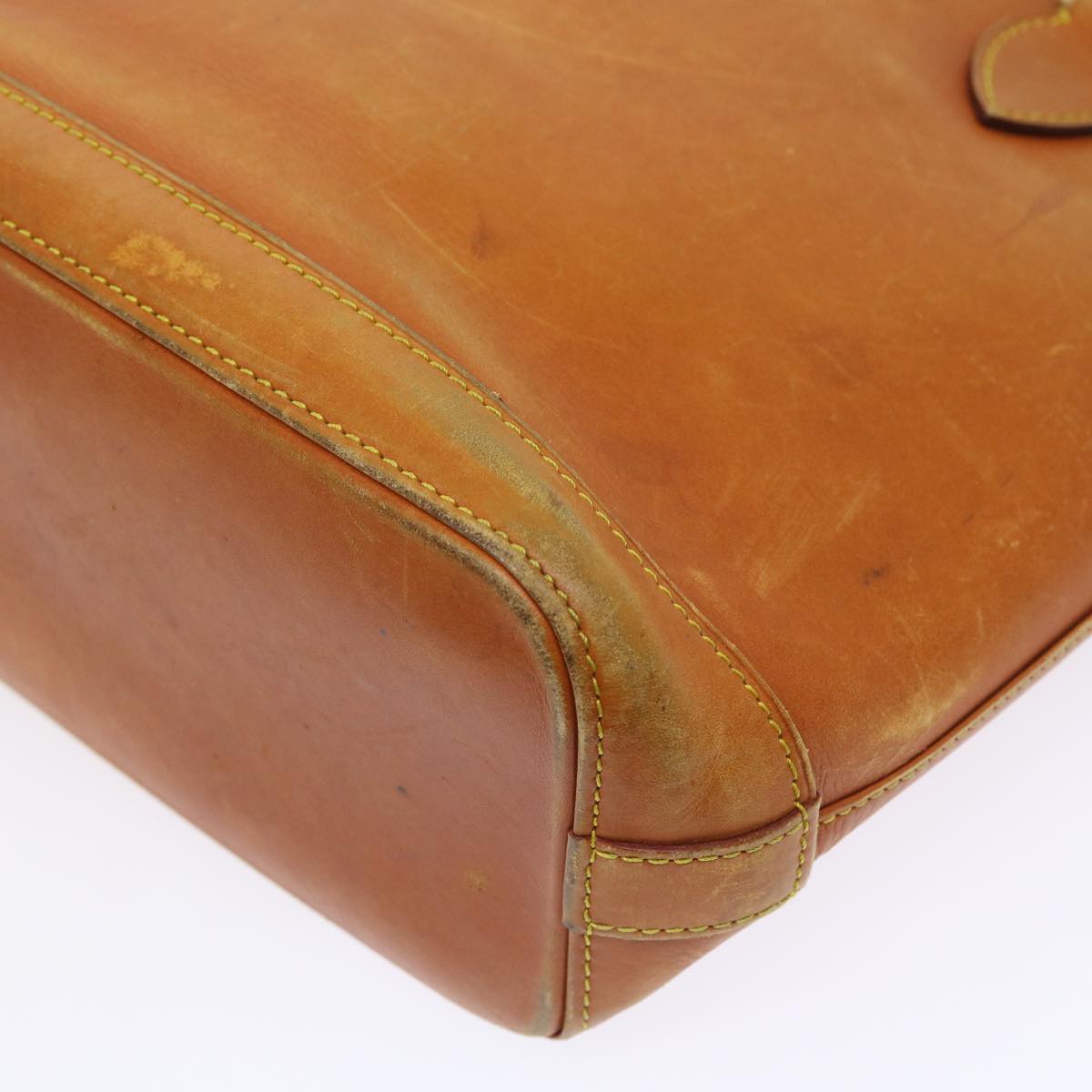 LOUIS VUITTON Nomad Leather Lockit Hand Bag Brown M85388 LV bs8665