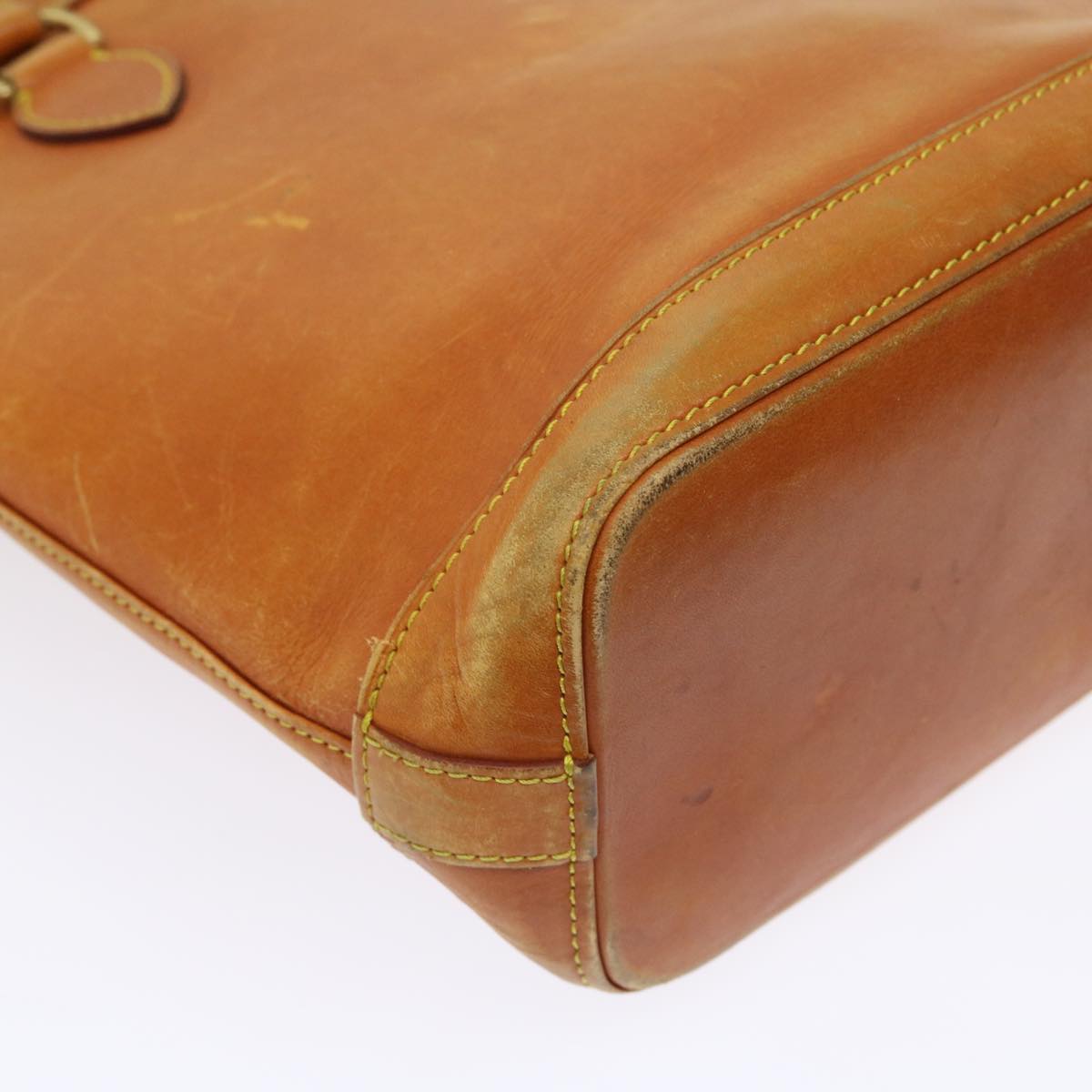 LOUIS VUITTON Nomad Leather Lockit Hand Bag Brown M85388 LV bs8665