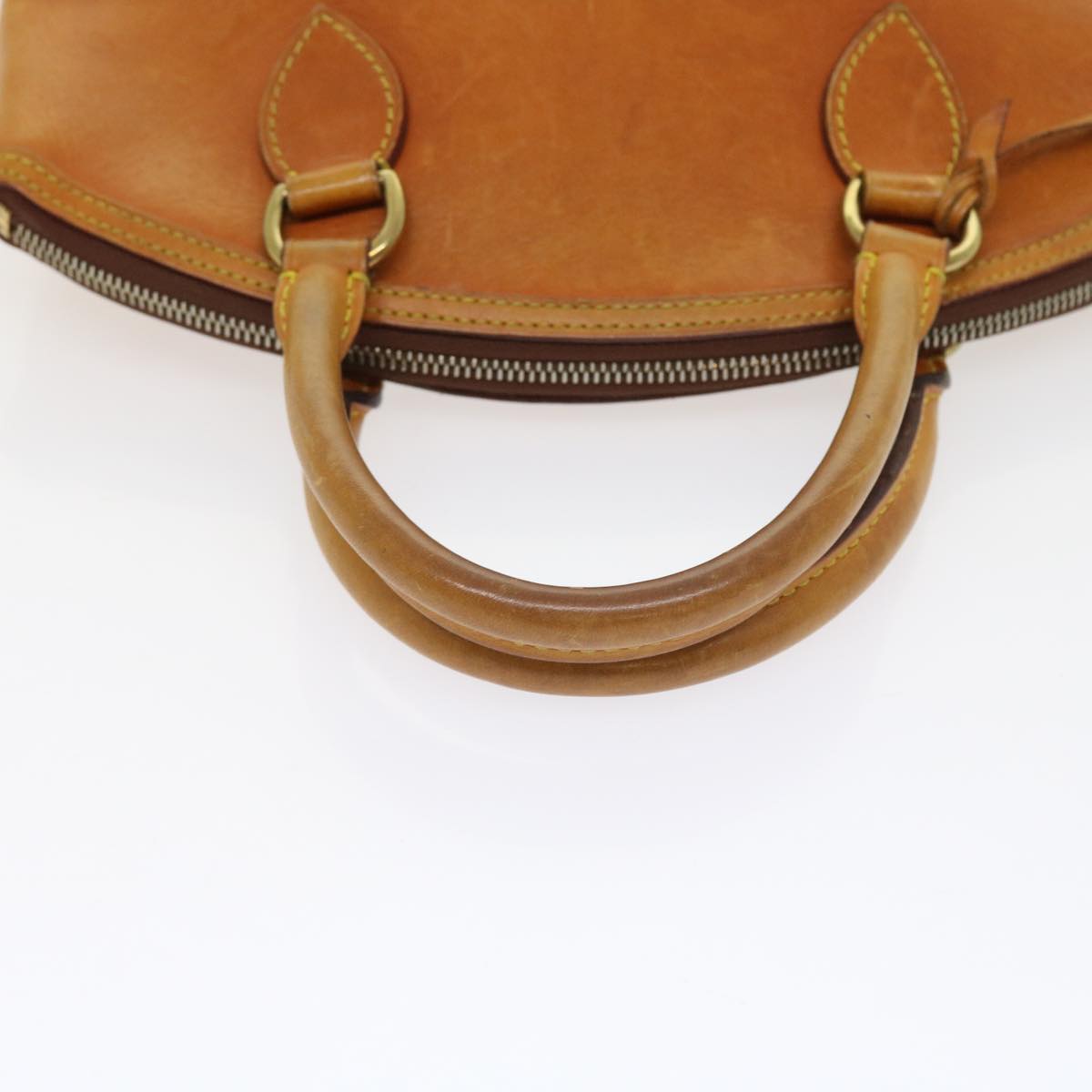 LOUIS VUITTON Nomad Leather Lockit Hand Bag Brown M85388 LV bs8665