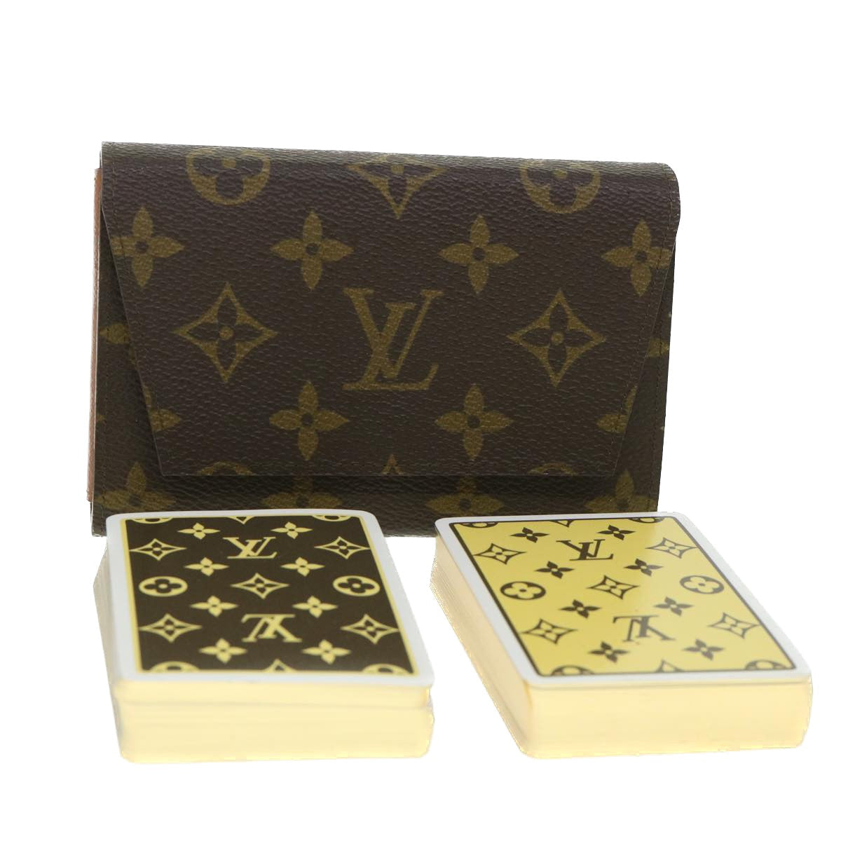 LOUIS VUITTON Monogram Playing Cards Case LV bs8667