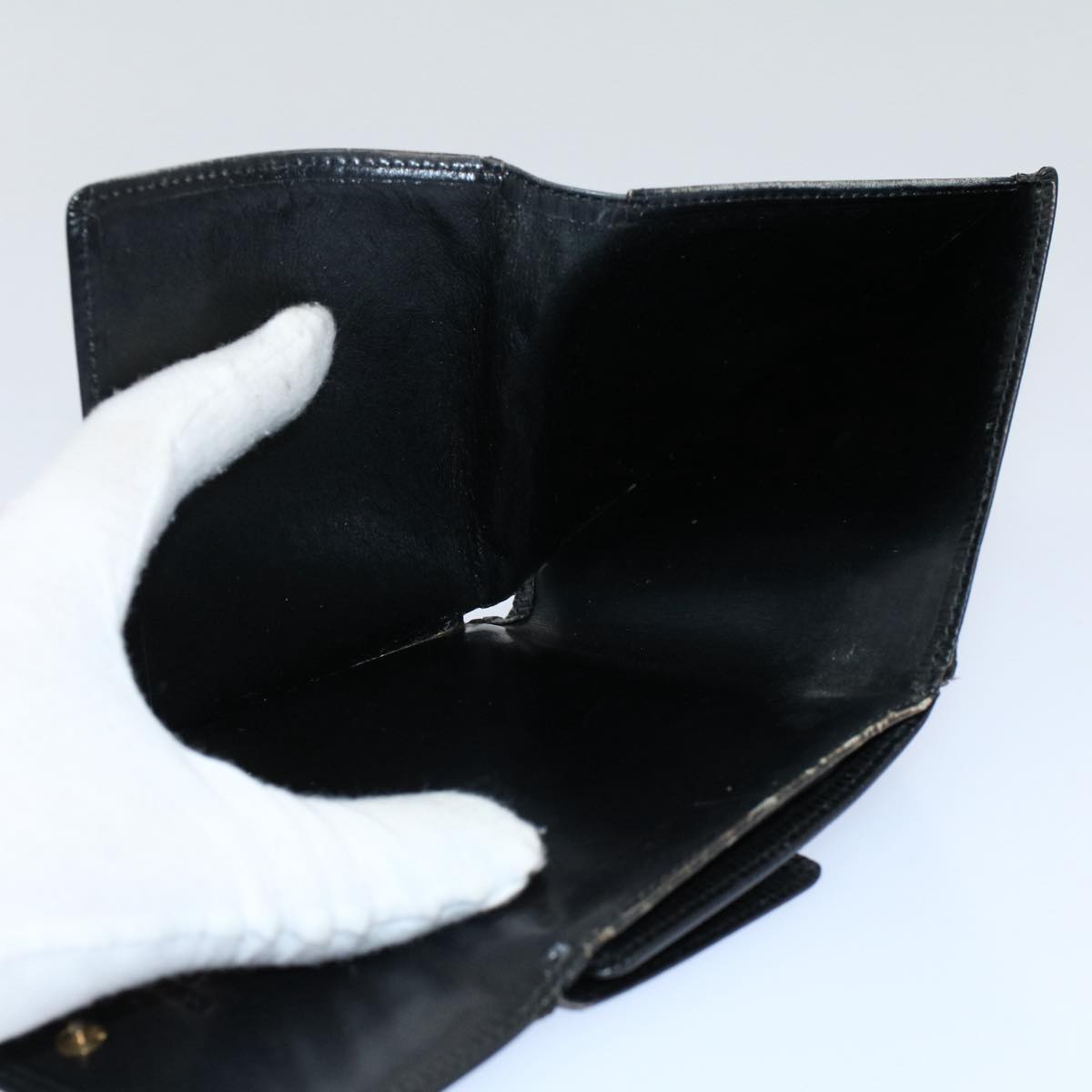 LOUIS VUITTON Epi Damier Graphite Wallet Leather 4Set Black LV bs8671