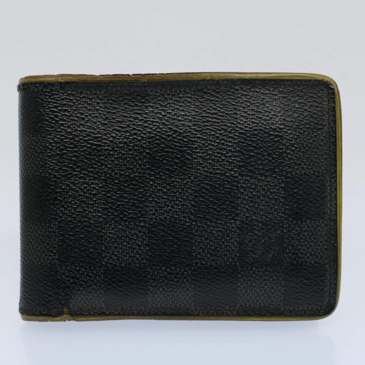 LOUIS VUITTON Epi Damier Graphite Wallet Leather 4Set Black LV bs8671