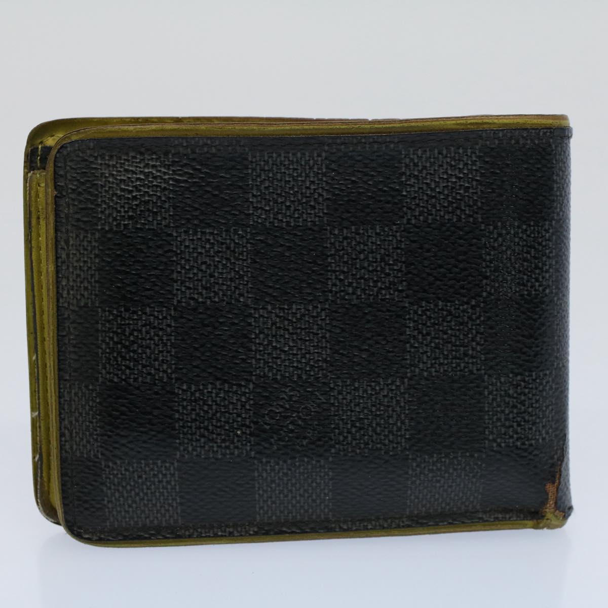 LOUIS VUITTON Epi Damier Graphite Wallet Leather 4Set Black LV bs8671