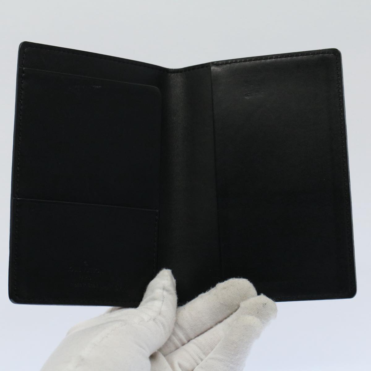LOUIS VUITTON Epi Damier Graphite Wallet Leather 4Set Black LV bs8671