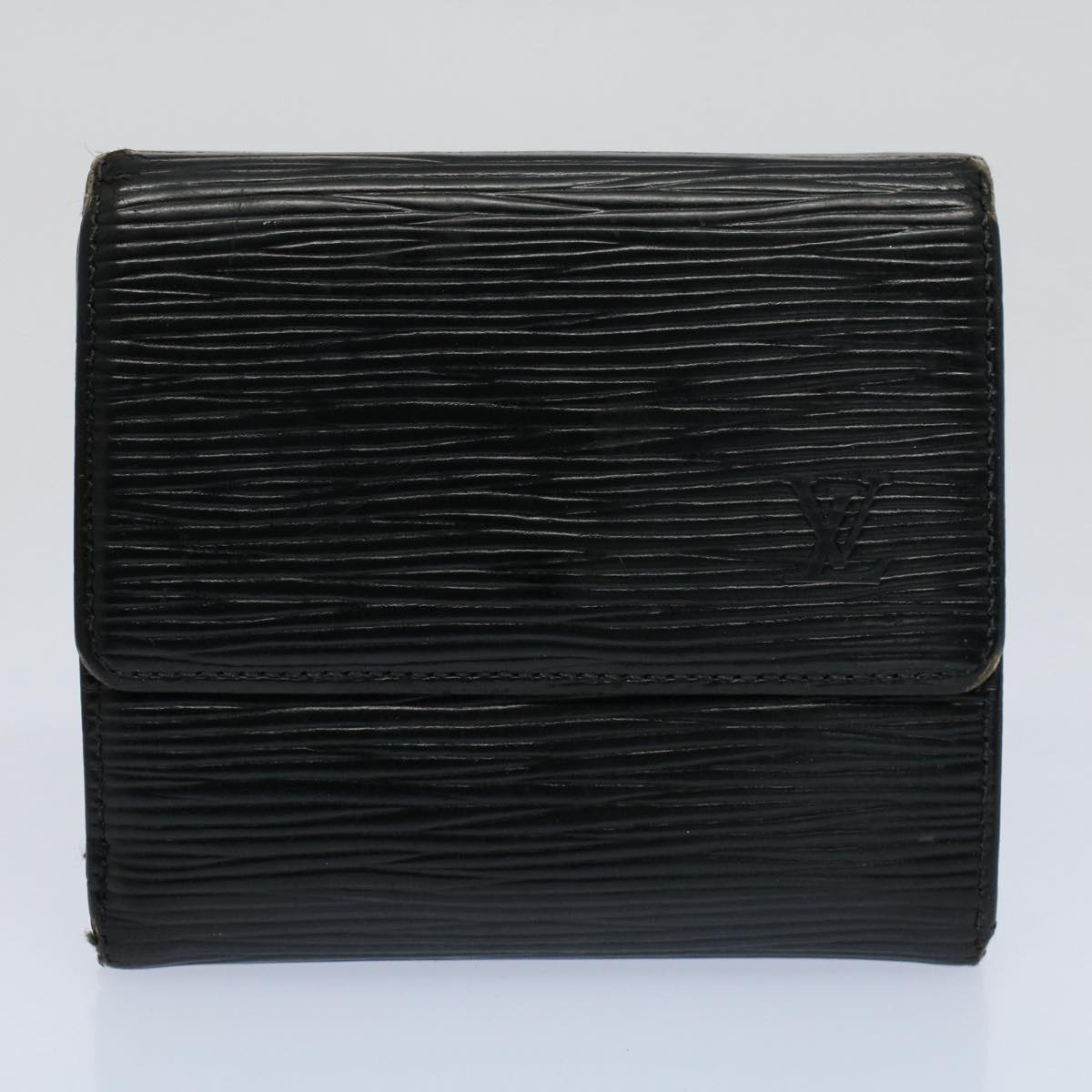 LOUIS VUITTON Epi Damier Graphite Wallet Leather 4Set Black LV bs8671