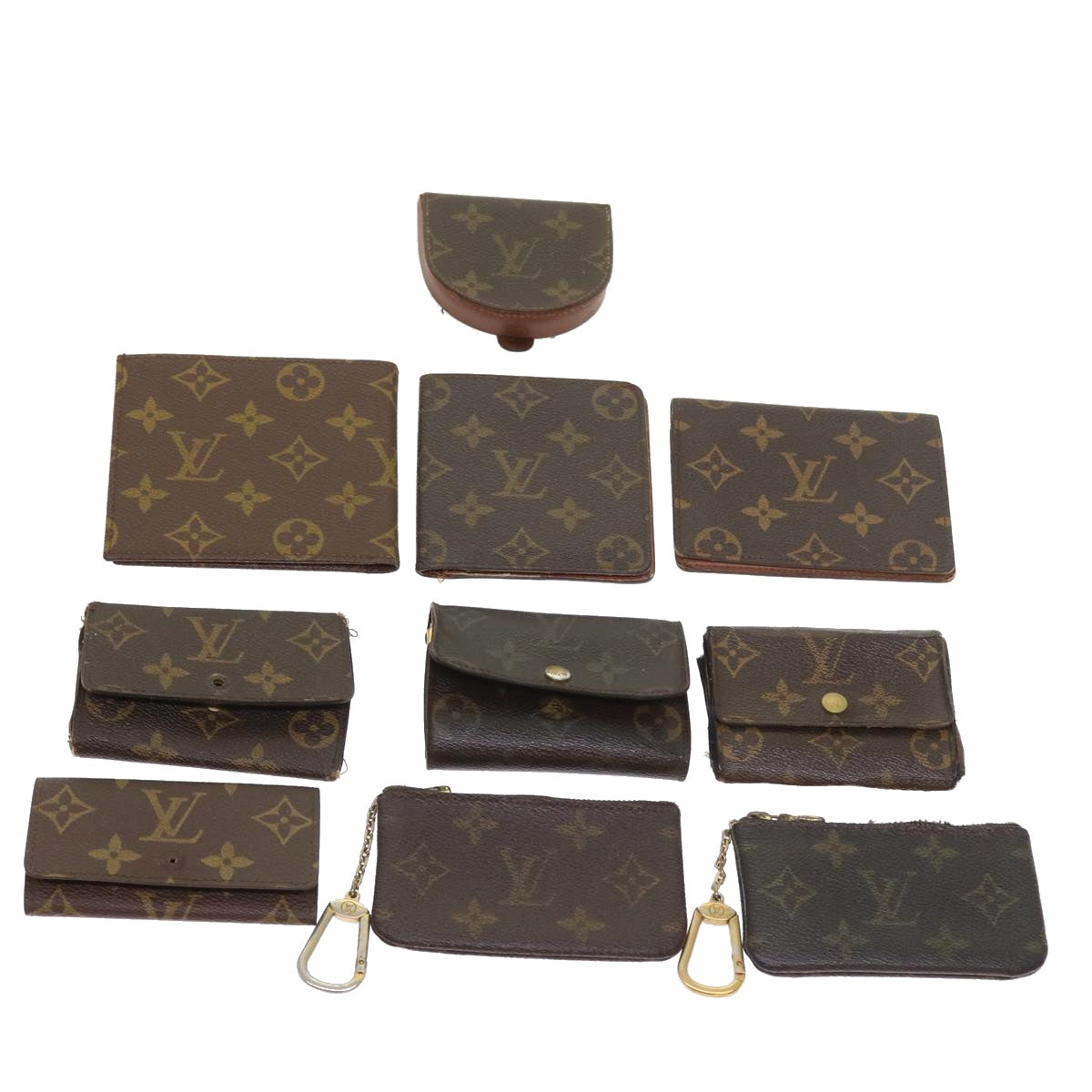 LOUIS VUITTON Monogram Coin Purse Card Case 10set LV bs8676