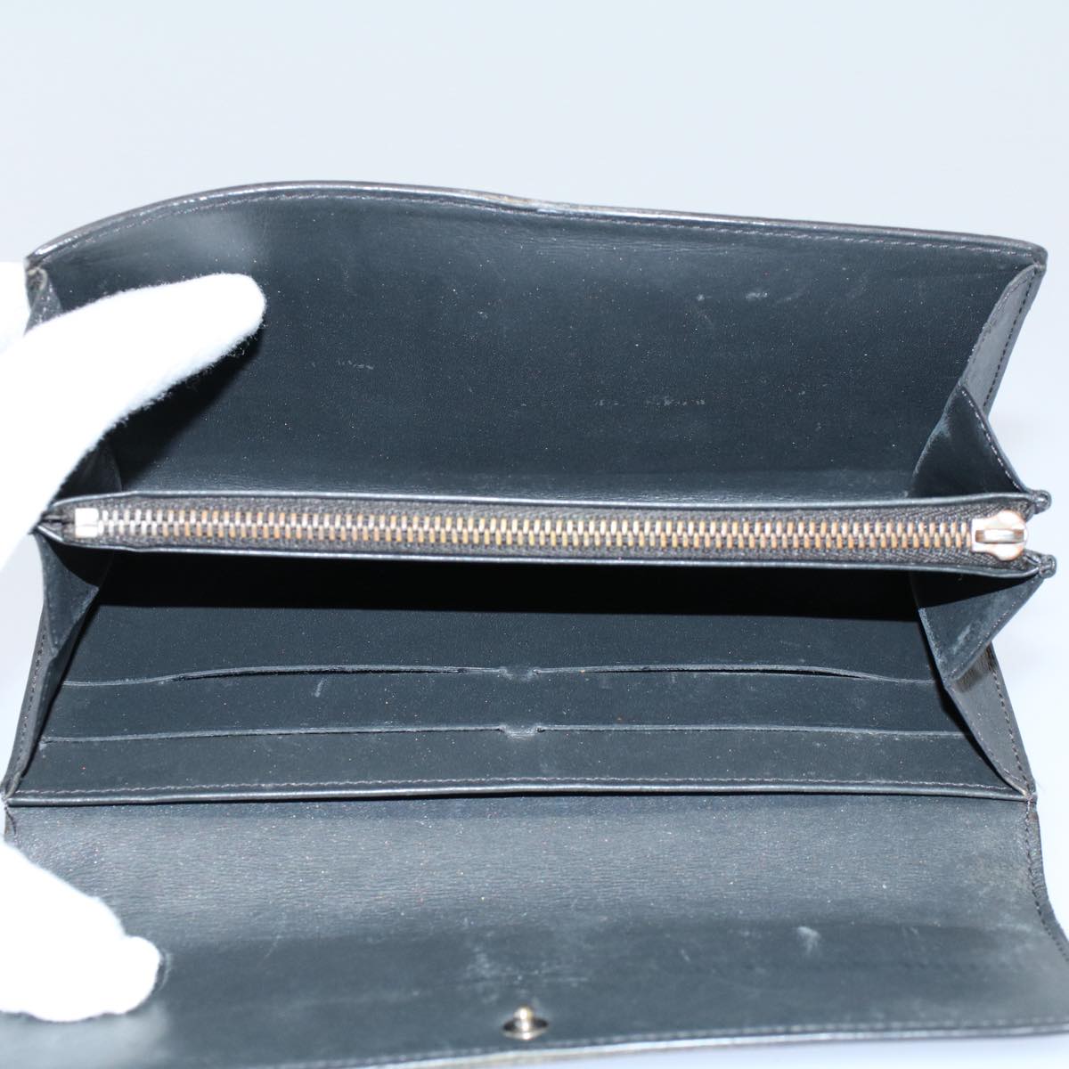 LOUIS VUITTON Epi Wallet Day Planner Cover 8Set Blue Black white LV bs8677