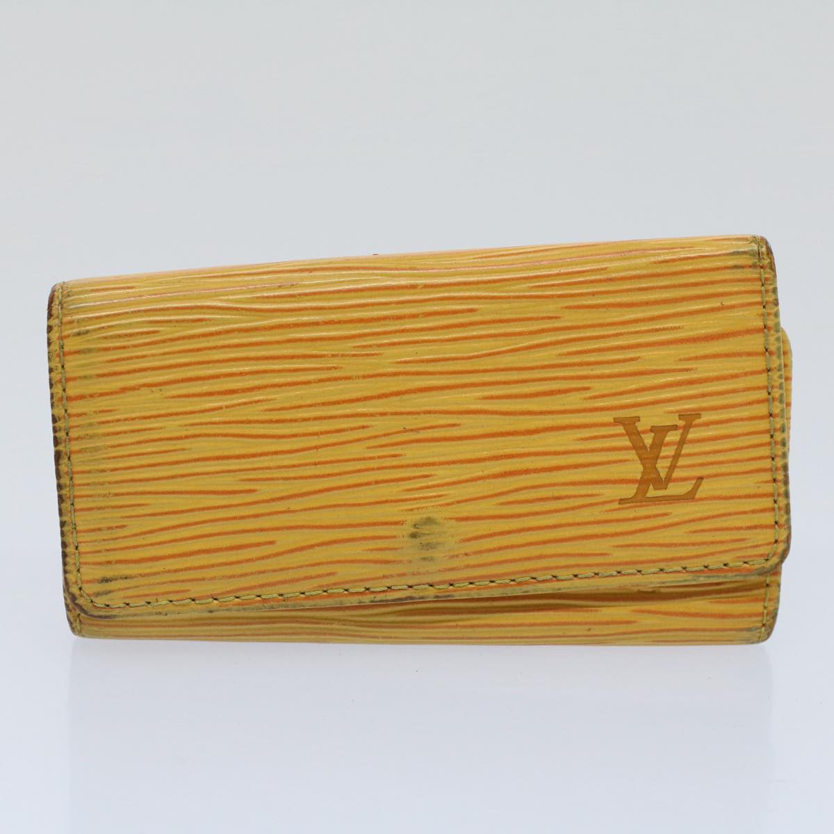LOUIS VUITTON Epi Wallet Day Planner Cover 8Set Blue Black white LV bs8677