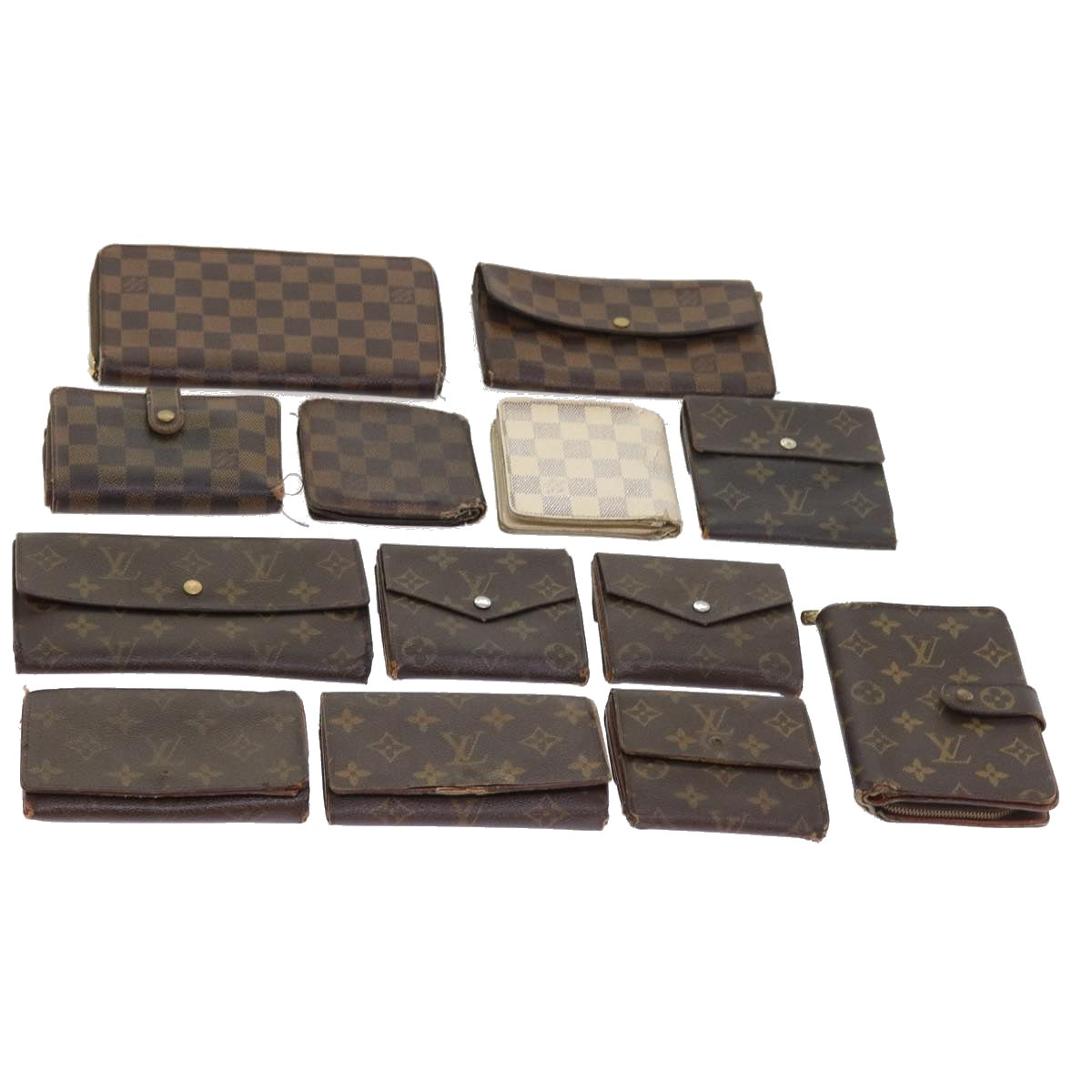 LOUIS VUITTON Monogram Damier Ebene Azur Wallet 13Set LV bs8680