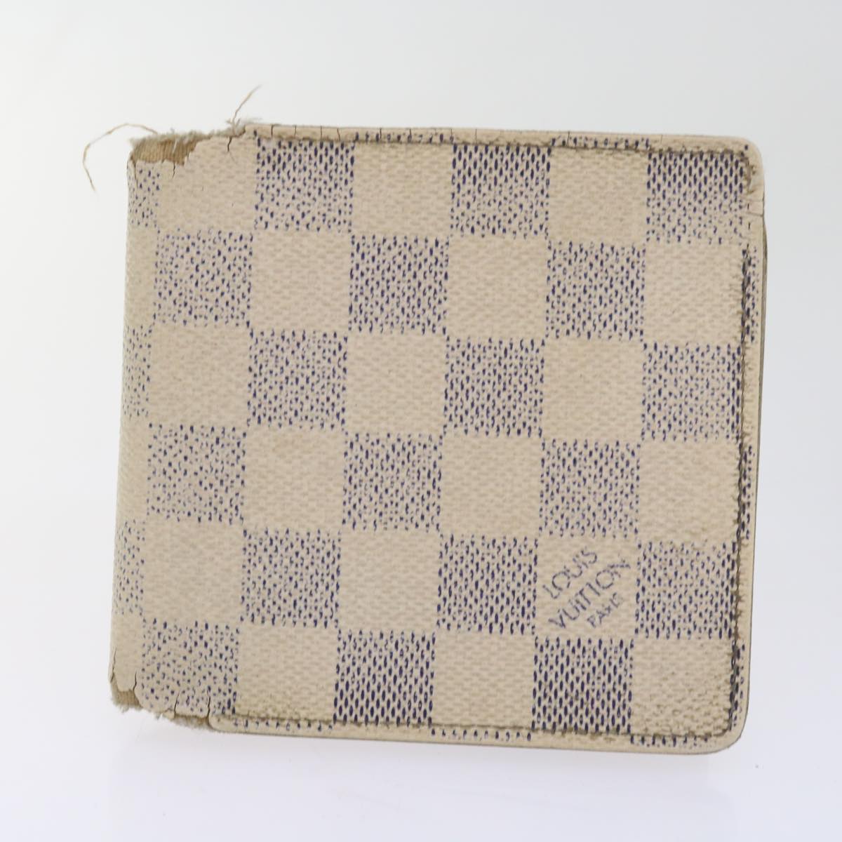 LOUIS VUITTON Monogram Damier Ebene Azur Wallet 13Set LV bs8680