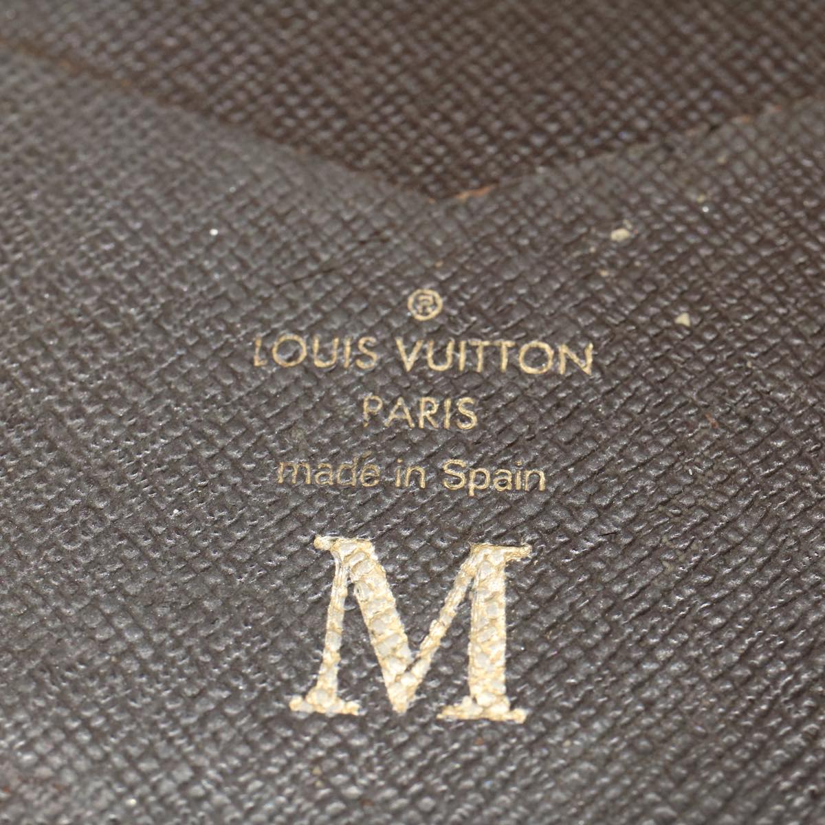 LOUIS VUITTON Monogram Epi Damier Ebene Wallet 5Set Black LV bs8683