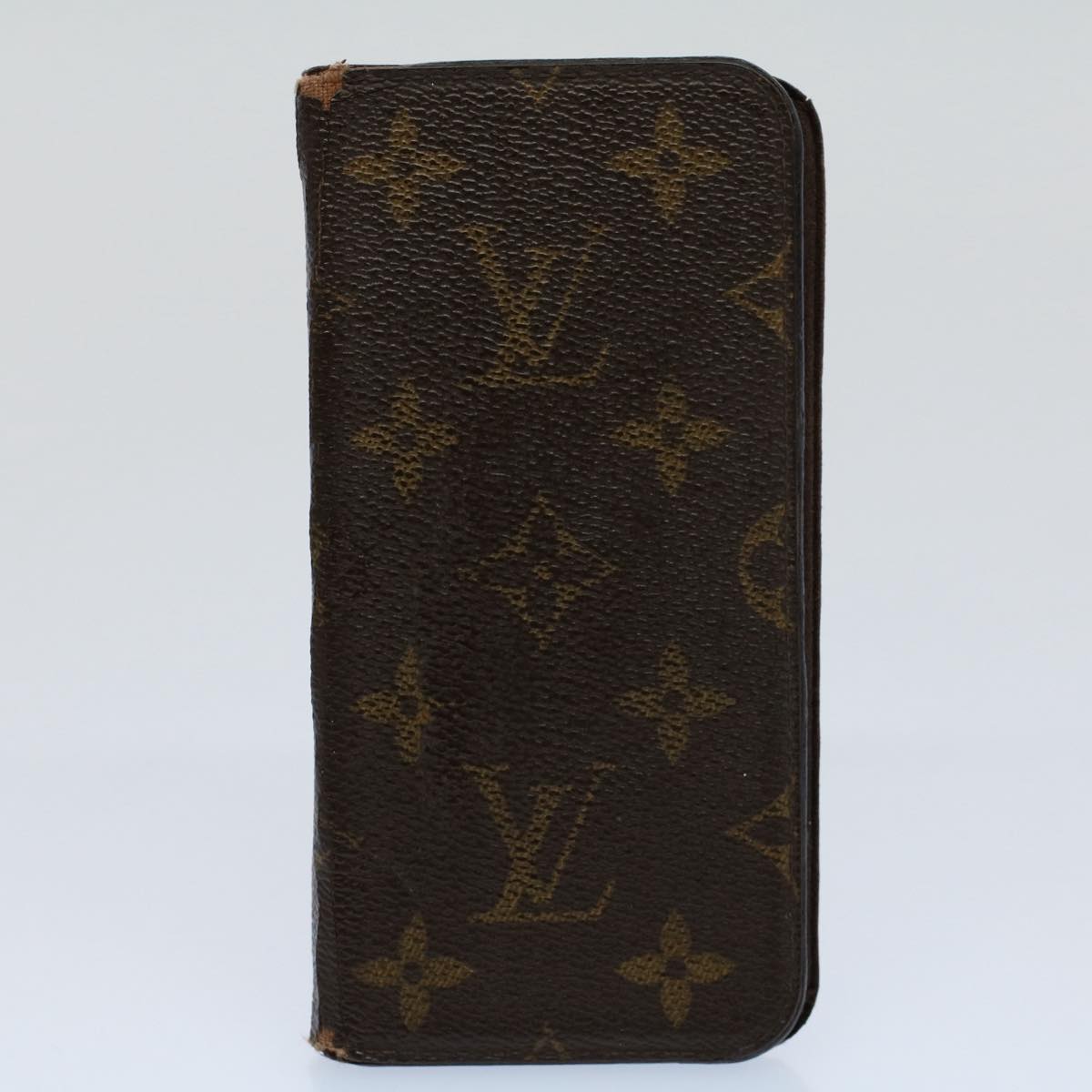 LOUIS VUITTON Monogram Epi Damier Ebene Wallet 5Set Black LV bs8683