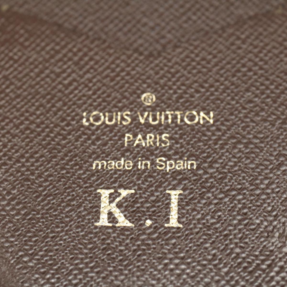 LOUIS VUITTON Monogram Epi Damier Ebene Wallet 5Set Black LV bs8683