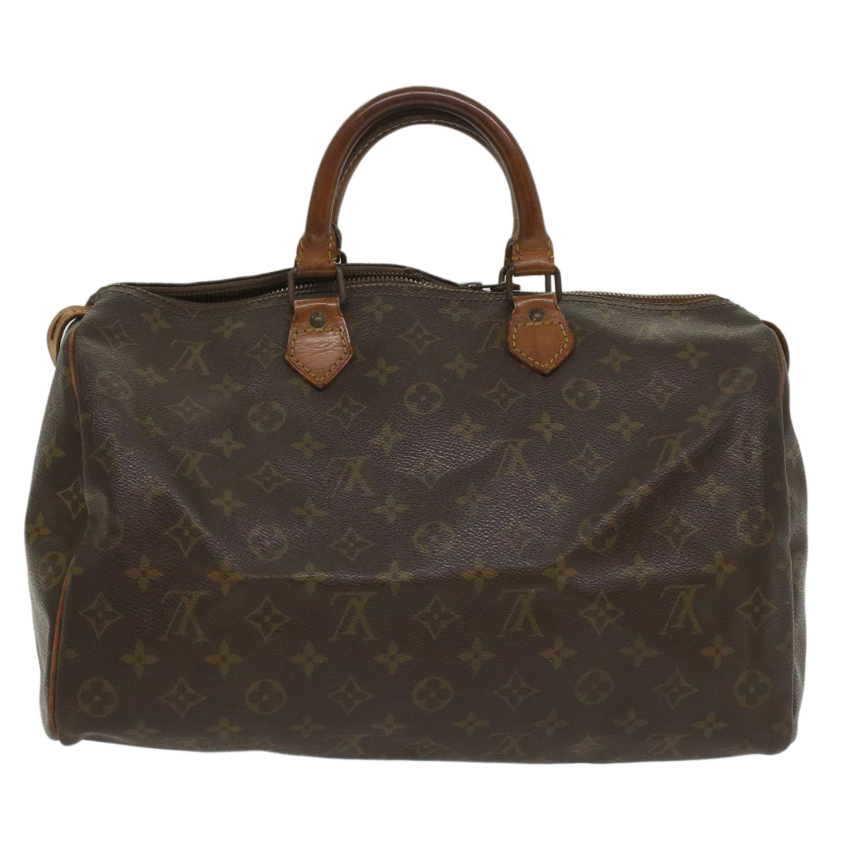 LOUIS VUITTON Monogram Speedy 35 Hand Bag M41524 LV bs8700