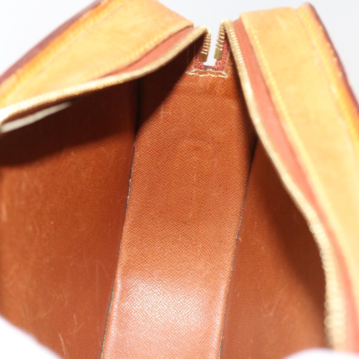LOUIS VUITTON Nomad leather Jeune Fille GM Shoulder Bag Beige LV bs8718
