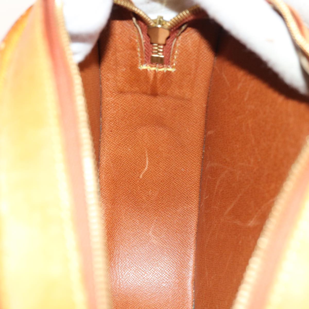 LOUIS VUITTON Nomad leather Jeune Fille GM Shoulder Bag Beige LV bs8718