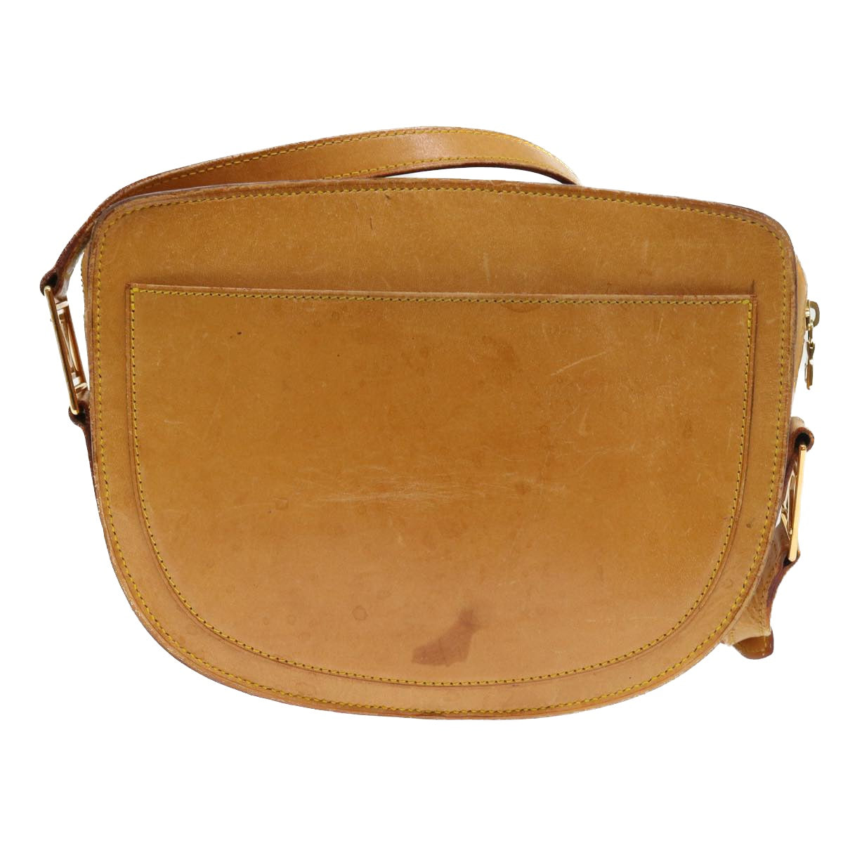 LOUIS VUITTON Nomad leather Jeune Fille GM Shoulder Bag Beige LV bs8718