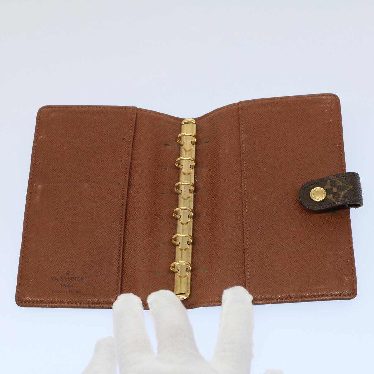 LOUIS VUITTON Monogram Agenda PM Day Planner Cover R20005 LV bs8719