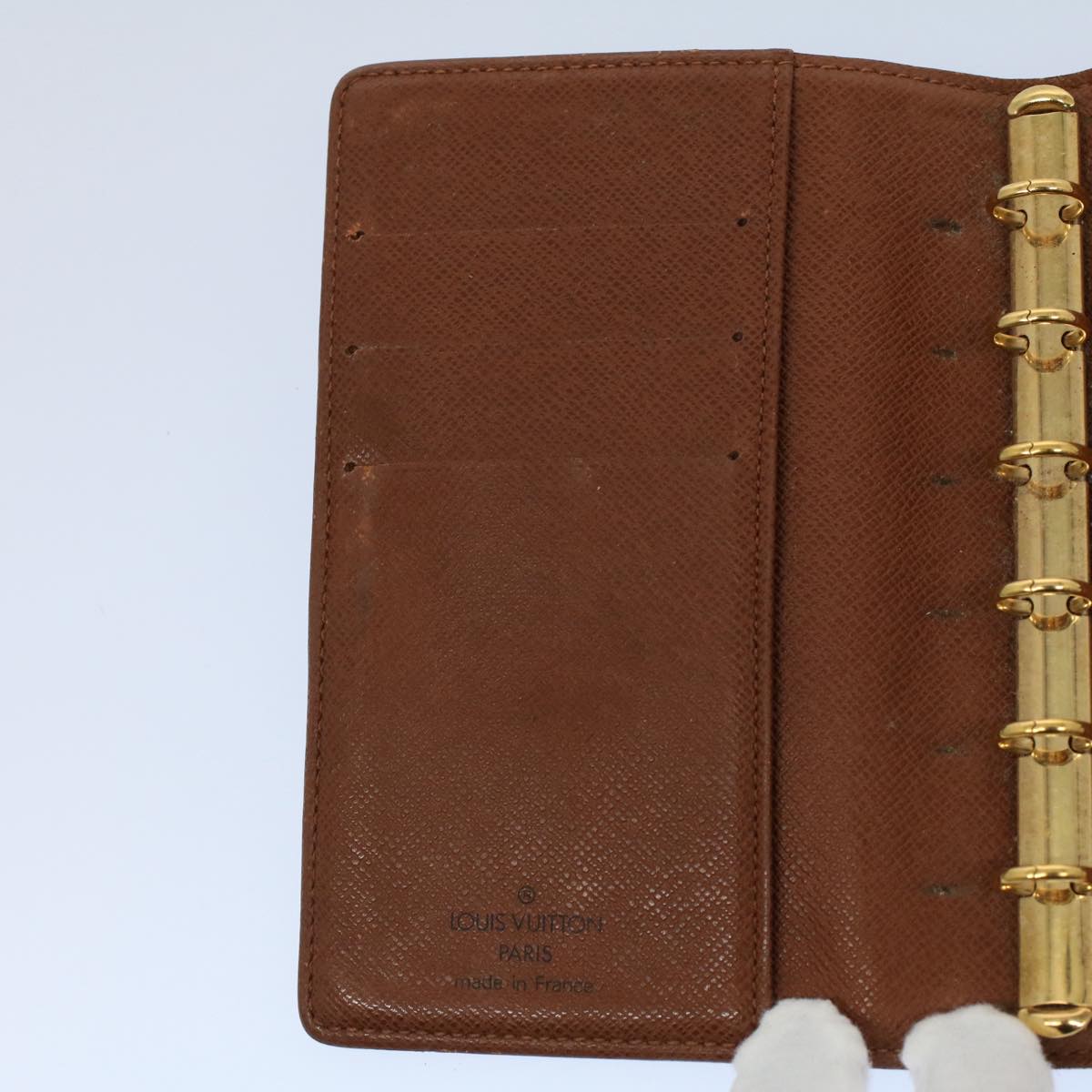LOUIS VUITTON Monogram Agenda PM Day Planner Cover R20005 LV bs8719