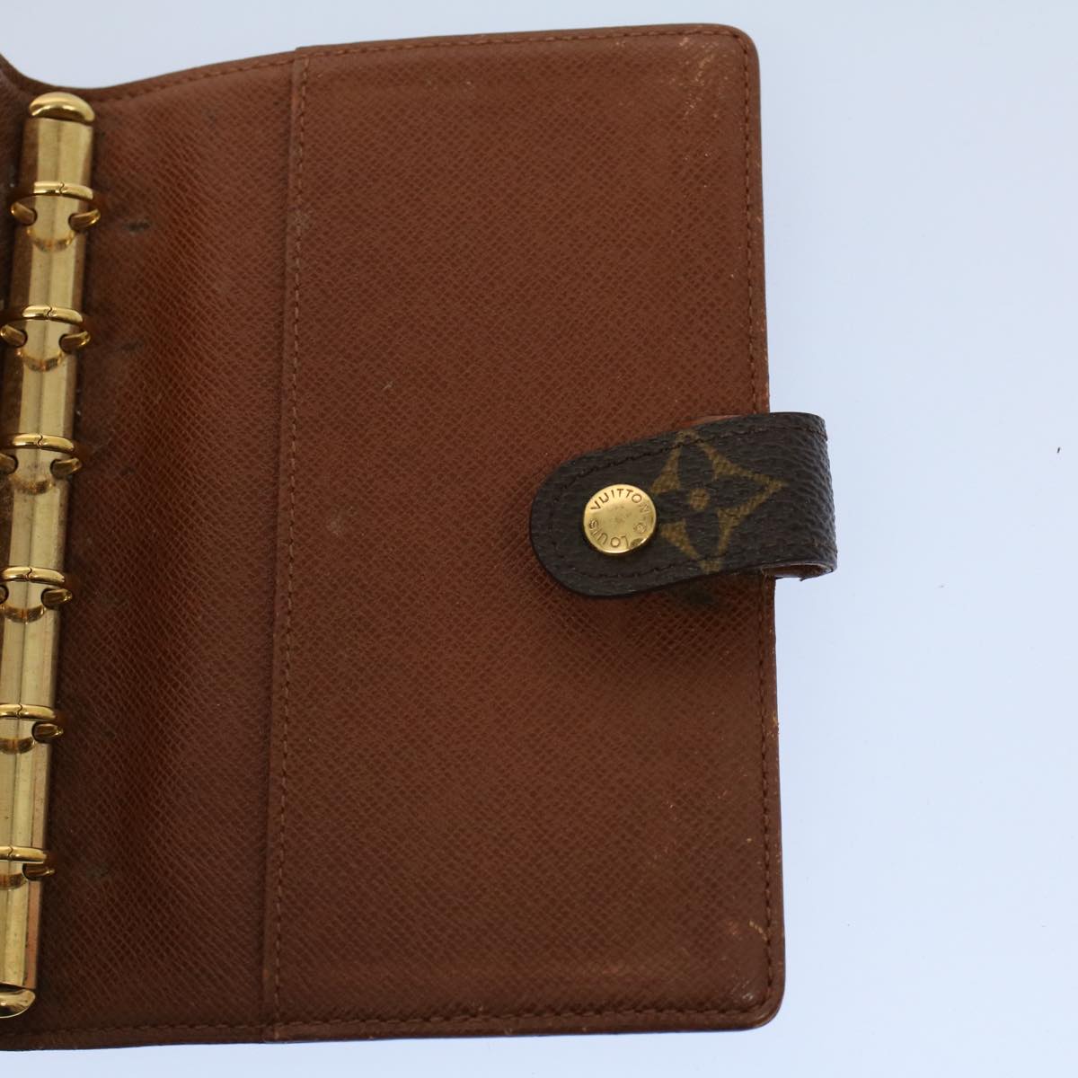 LOUIS VUITTON Monogram Agenda PM Day Planner Cover R20005 LV bs8719