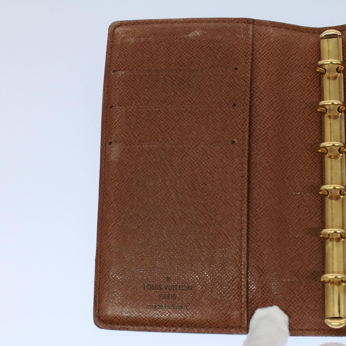 LOUIS VUITTON Monogram Agenda PM Day Planner Cover R20005 LV bs8721