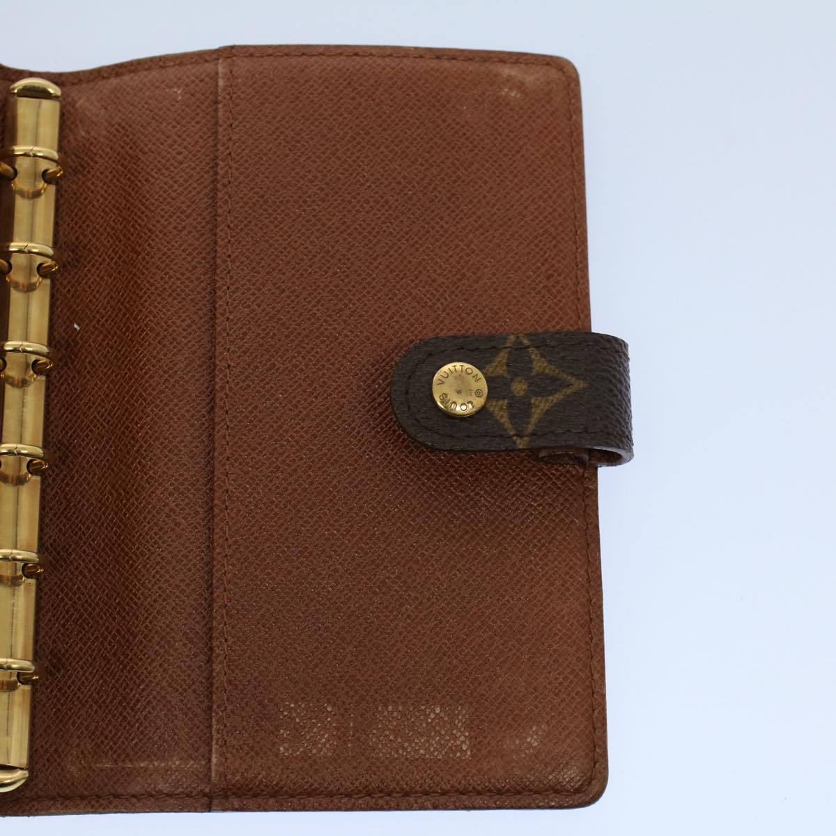 LOUIS VUITTON Monogram Agenda PM Day Planner Cover R20005 LV bs8721