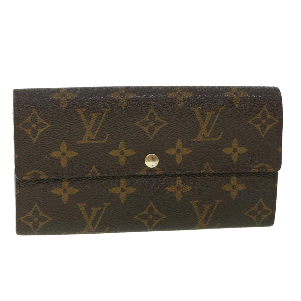 LOUIS VUITTON Monogram Portefeuille Sarah Long Wallet M60531 LV bs8746