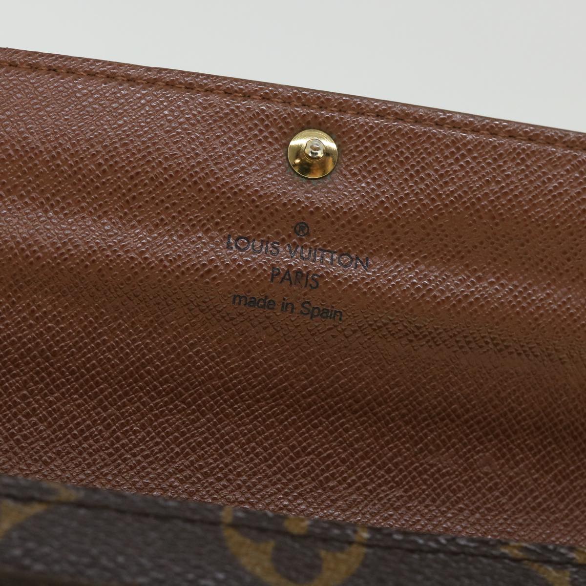 LOUIS VUITTON Monogram Portefeuille Sarah Long Wallet M60531 LV bs8746