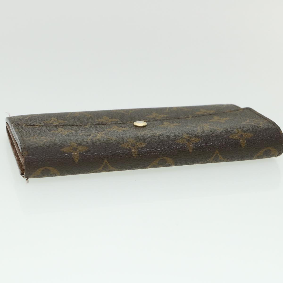 LOUIS VUITTON Monogram Portefeuille Sarah Long Wallet M60531 LV bs8746