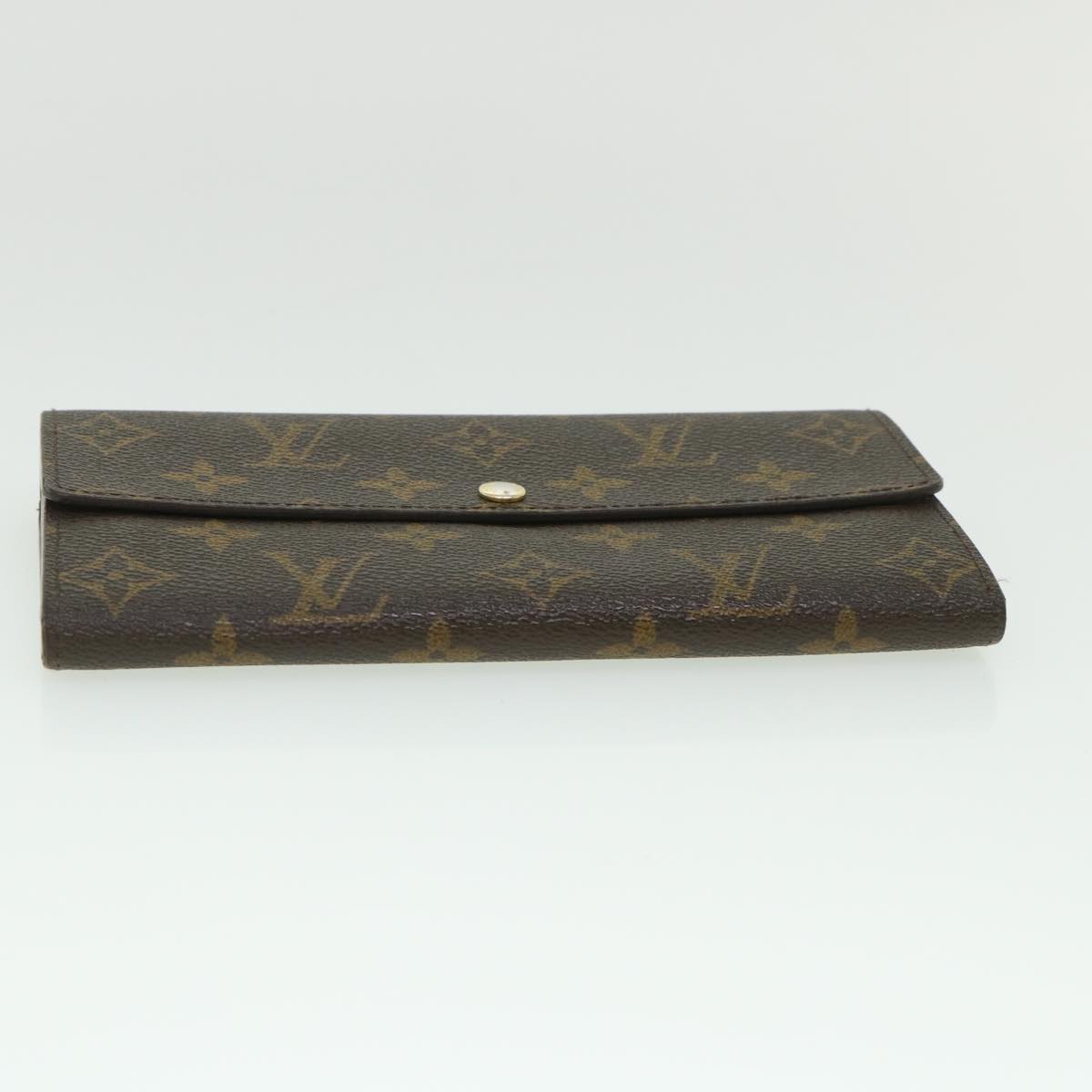 LOUIS VUITTON Monogram Portefeuille Sarah Long Wallet M60531 LV bs8746