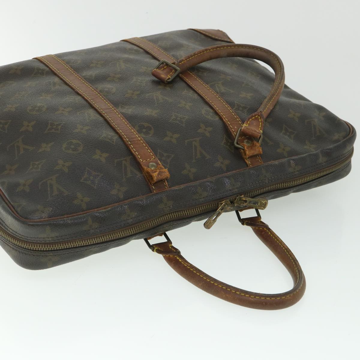 LOUIS VUITTON Monogram Porte Documents Voyage Business Bag M52005 LV bs8750