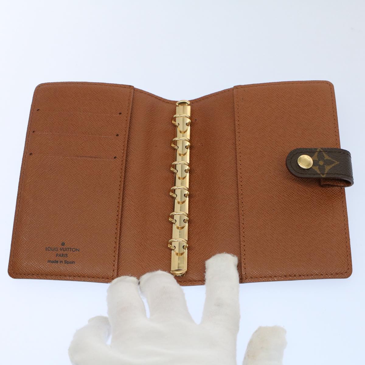 LOUIS VUITTON Monogram Agenda PM Day Planner Cover R20005 LV bs8761