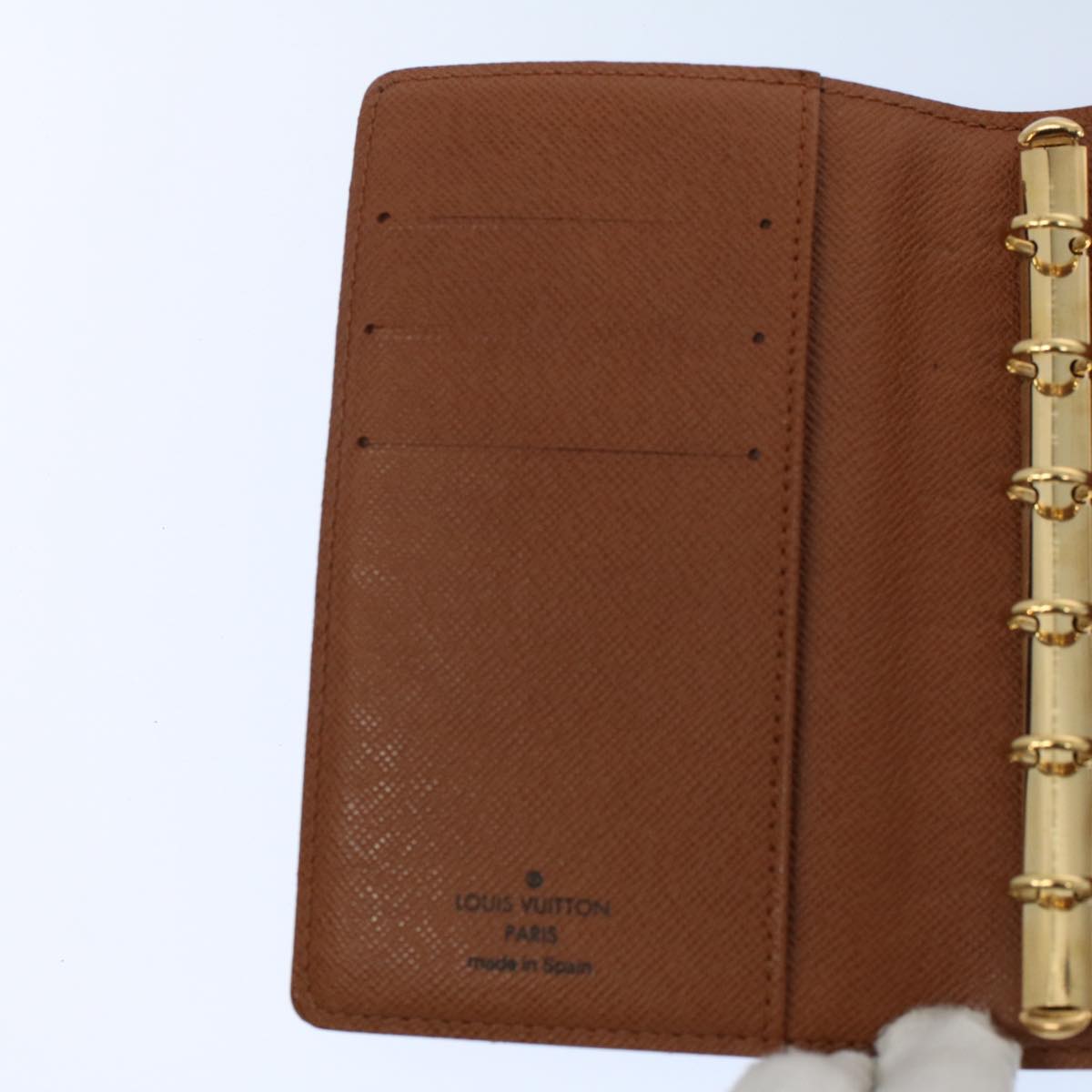 LOUIS VUITTON Monogram Agenda PM Day Planner Cover R20005 LV bs8761