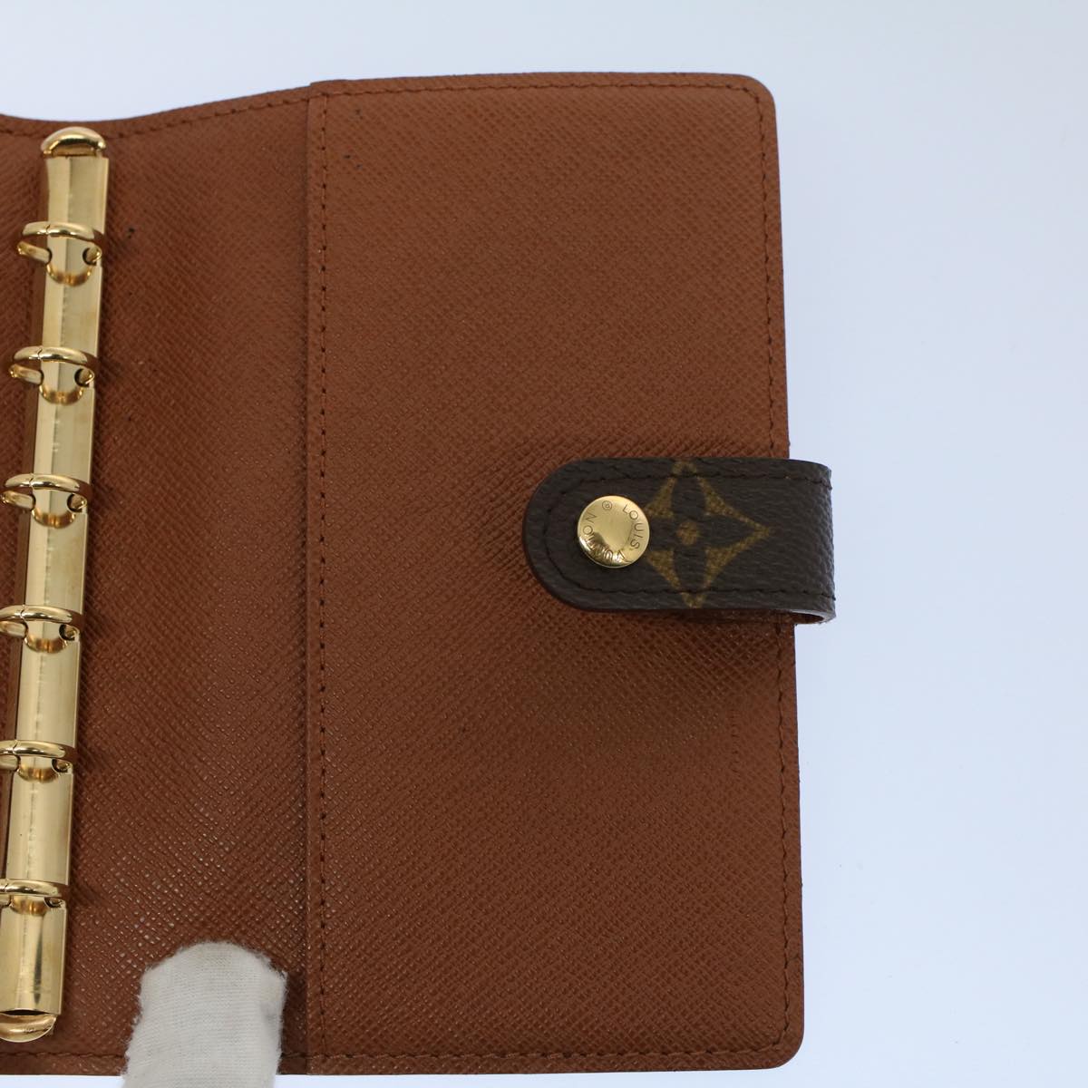 LOUIS VUITTON Monogram Agenda PM Day Planner Cover R20005 LV bs8761